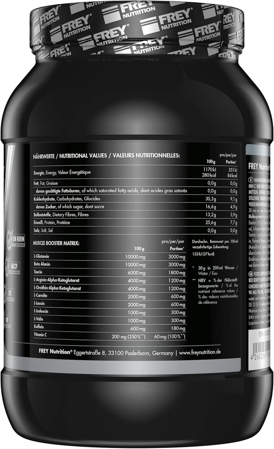 Muscle Booster - 900g - Red Berry - Image 2