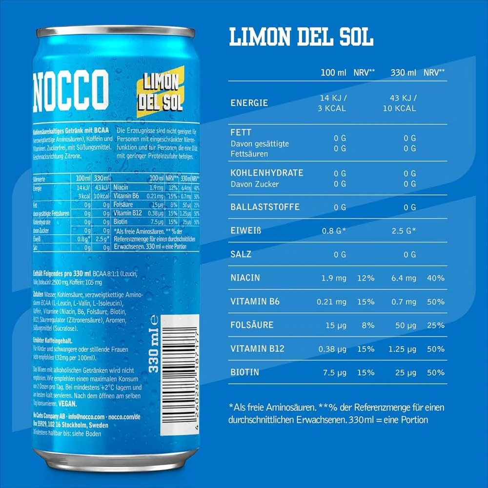 Nocco BCAA (24x330ml) - Image 18