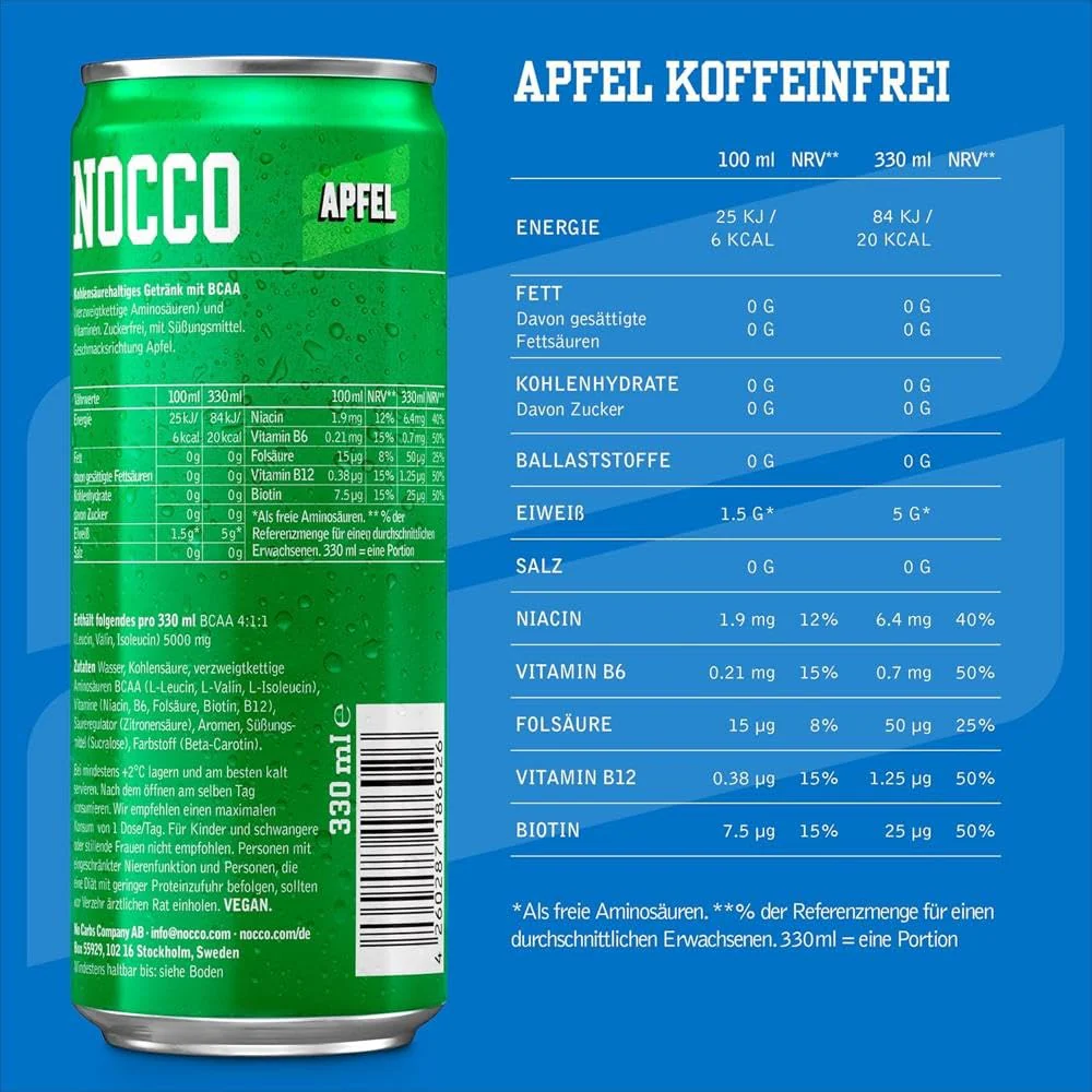 Nocco BCAA (24x330ml) - Image 8