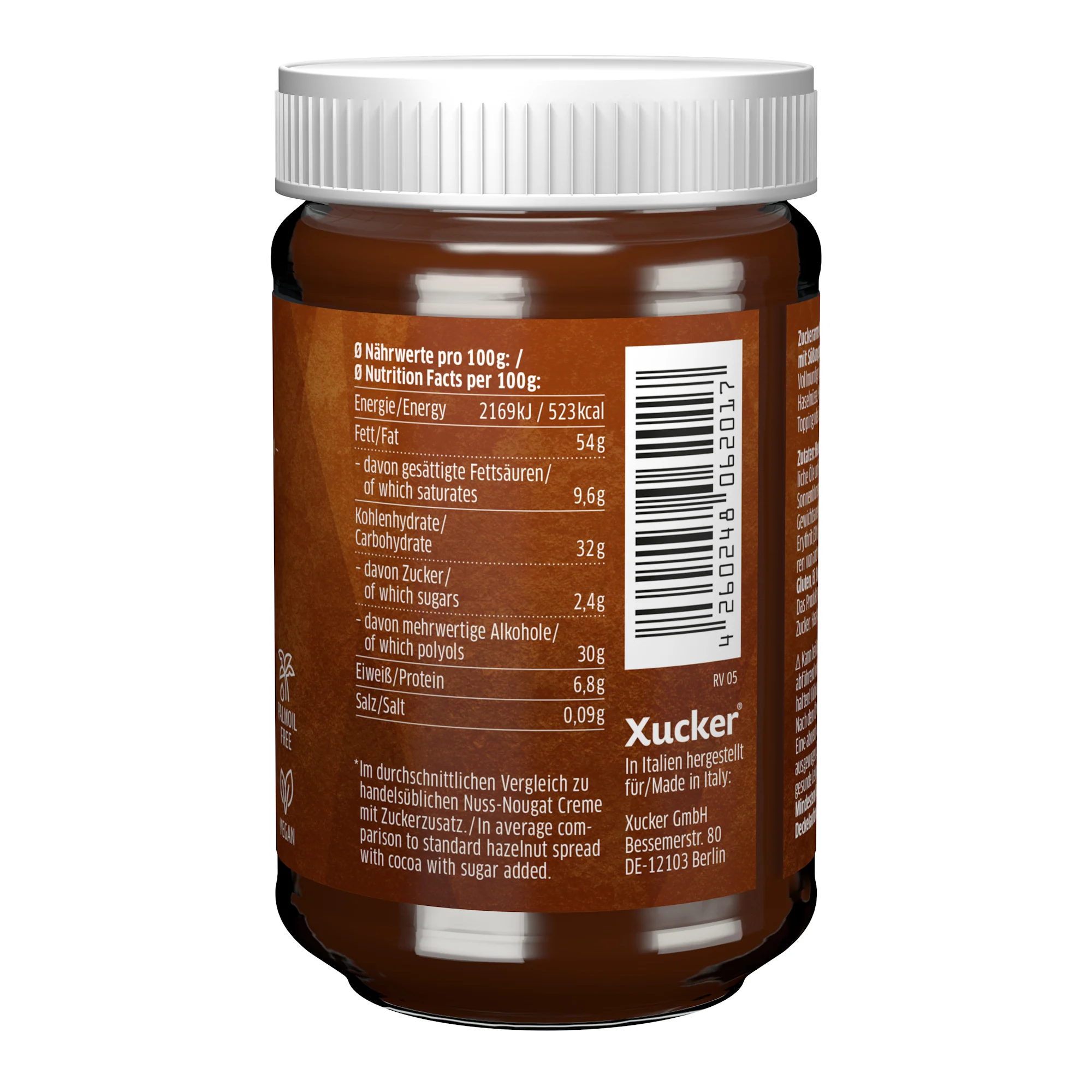 Nut-Nougat Spread met erytritol (300g) - Image 3