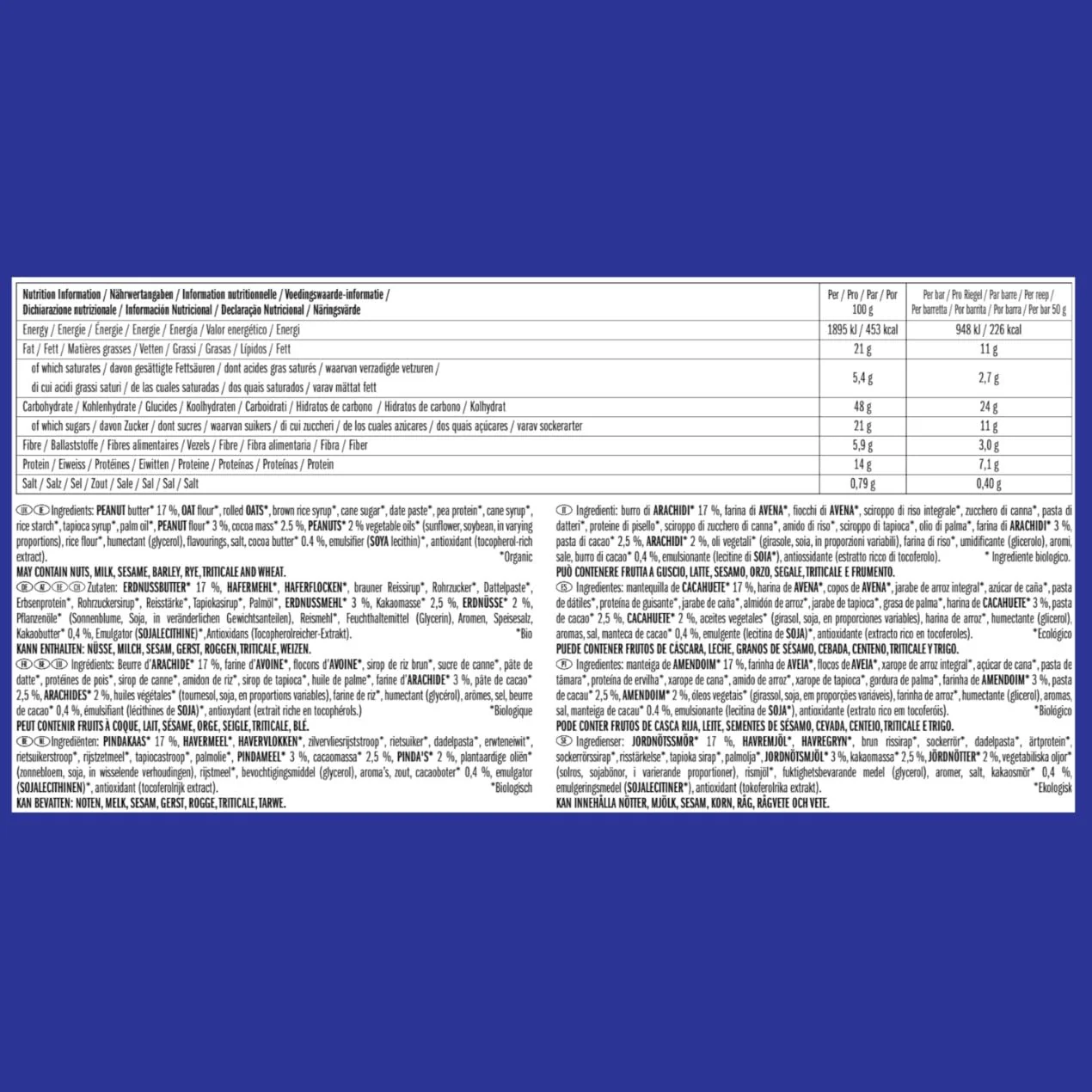 Nut Butter Filled Bar bio (12x50g) - Image 25
