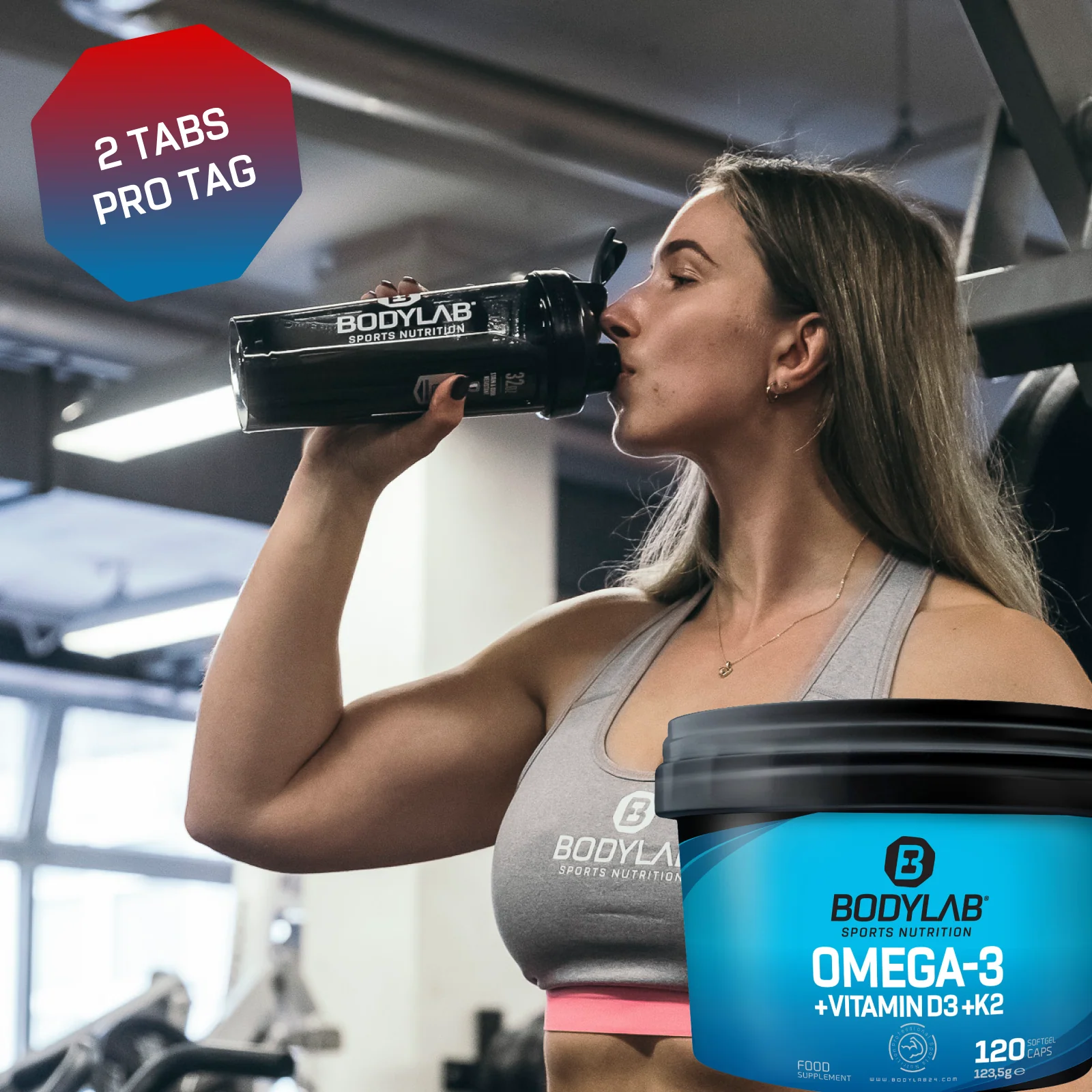Omega-3 + Vitamine D3 + K2 Extreme (120 Kapseln) - Image 12