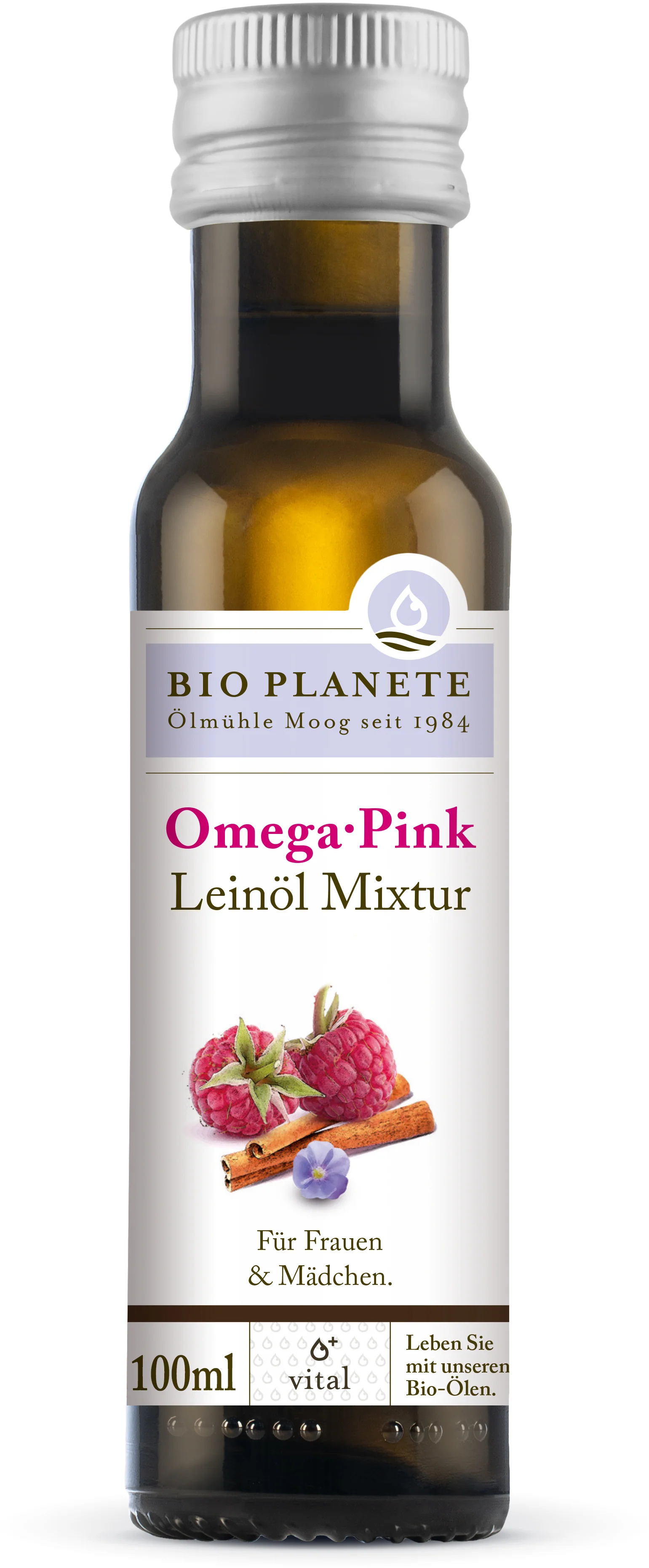 Omega Pink Leinölmixtur bio (100ml) - Image 2
