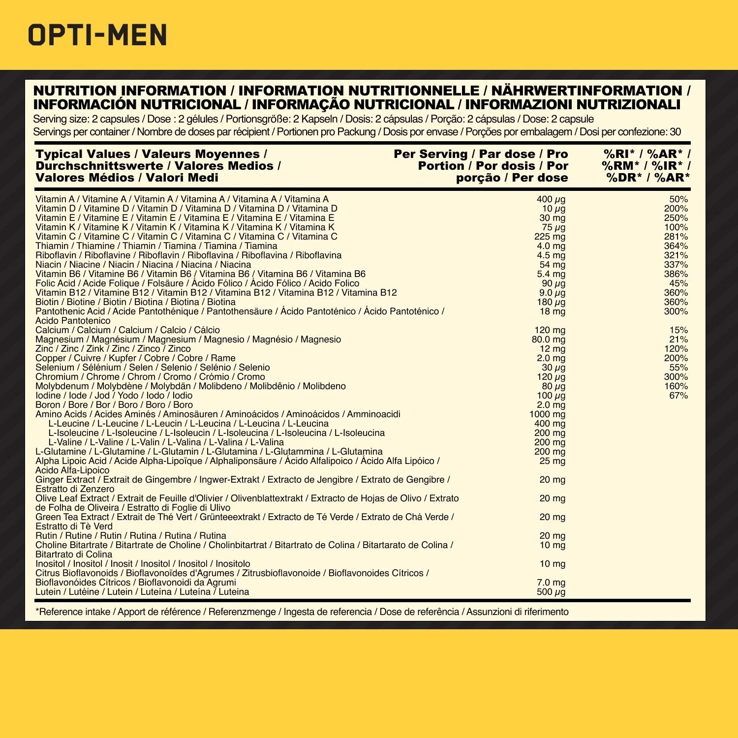 Opti-Men (180 tabs) - Image 5