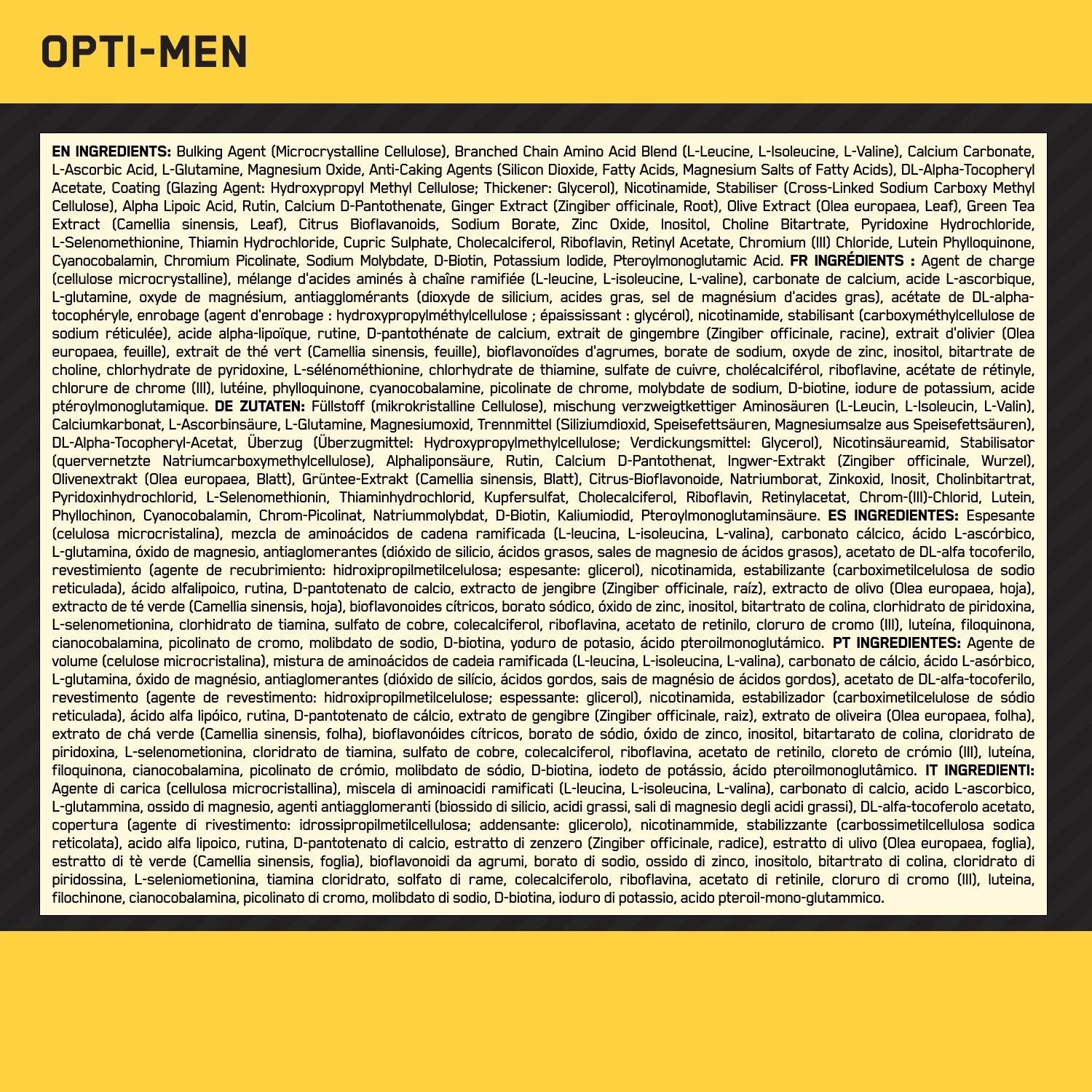 Opti-Men (180 tabs) - Image 6