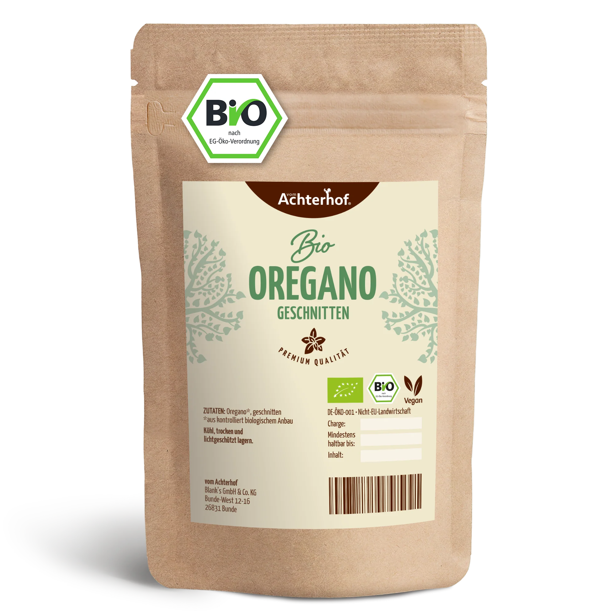 Oregano geschnitten Bio (250g)