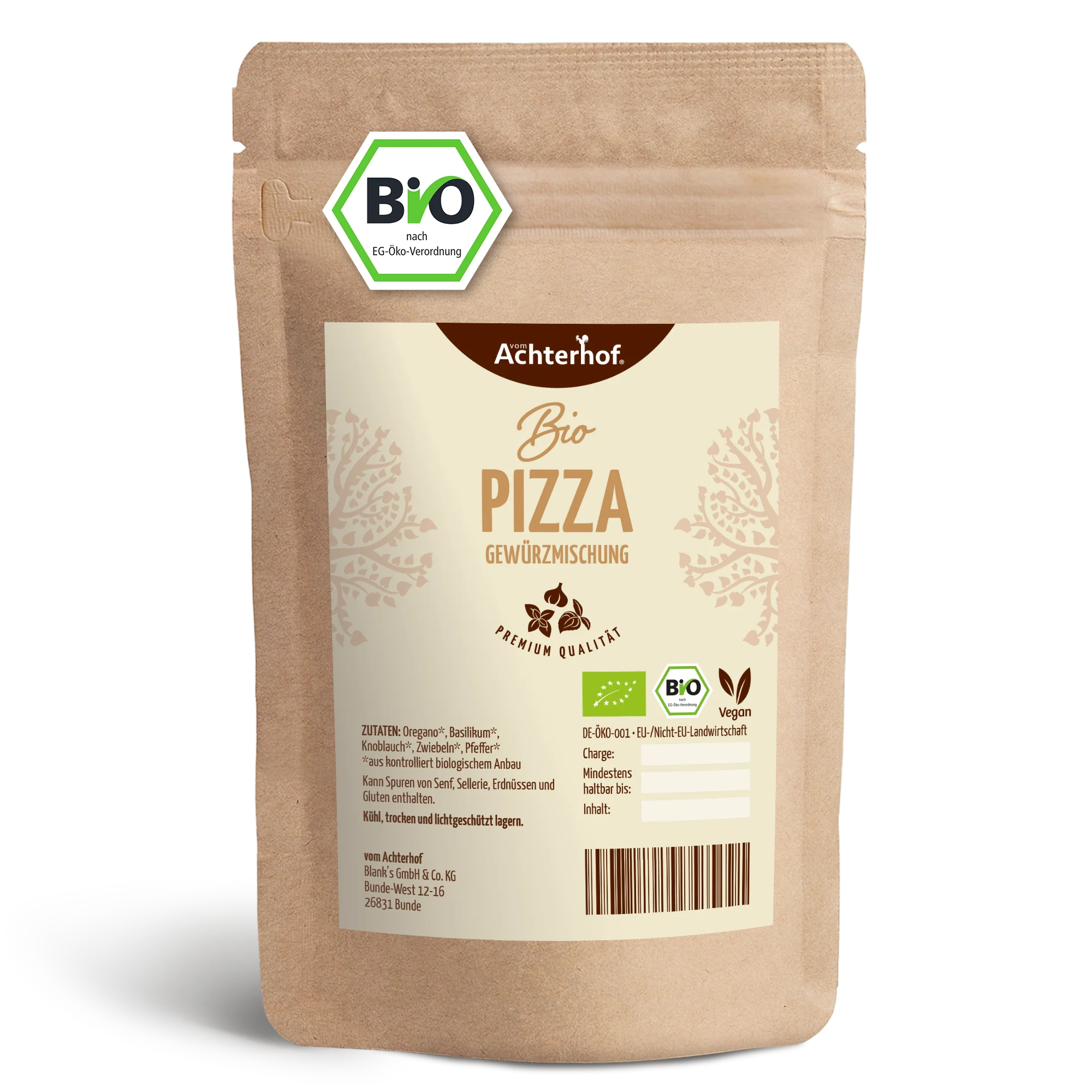 Pizza Gewürzmischung Bio (100g)