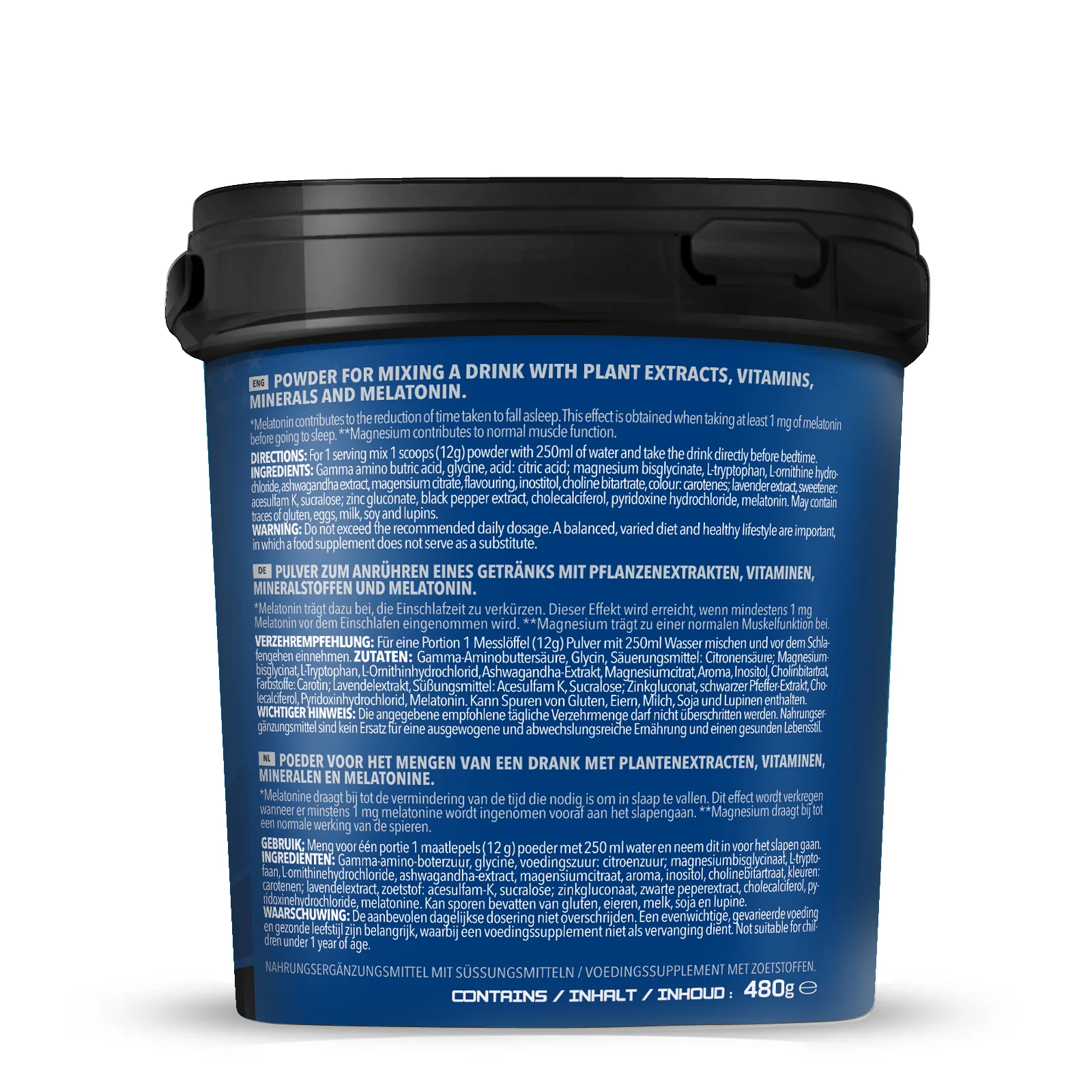 Pro Sleep - Muscle Recovery & Night Rest - Fruit Mix Flavor (480g) - Image 3