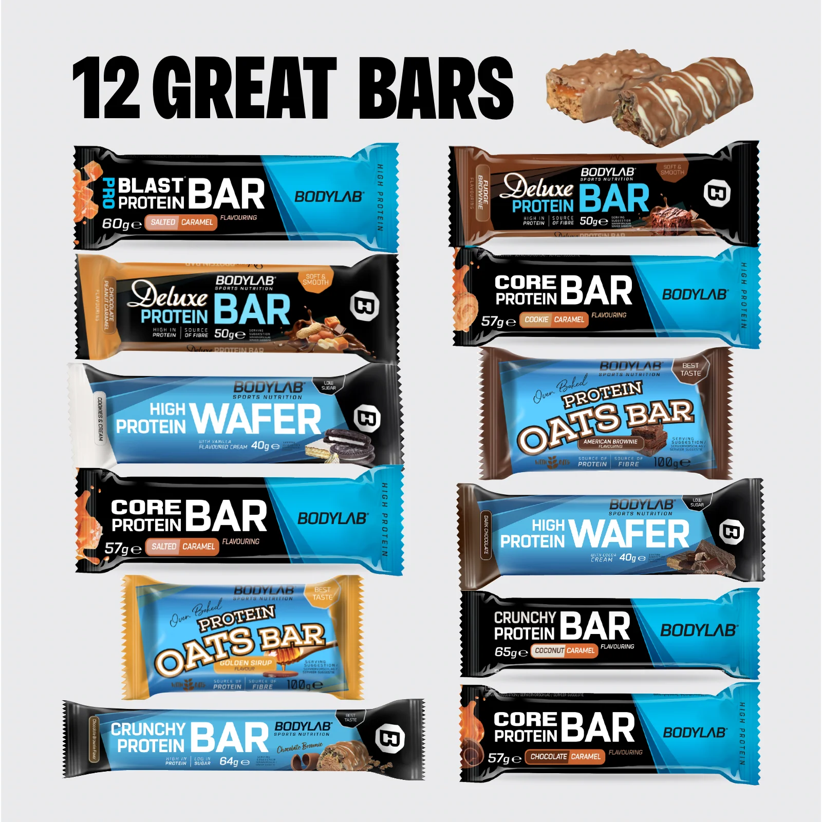 Protein Bar MIX BOX 2 (12x40g-100g) - Image 2