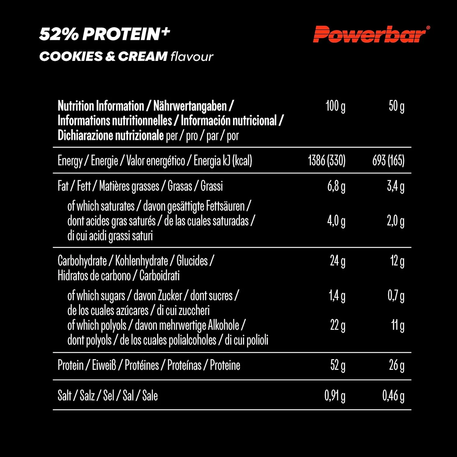 52% Protein Plus Bar (20x50g) - Image 3