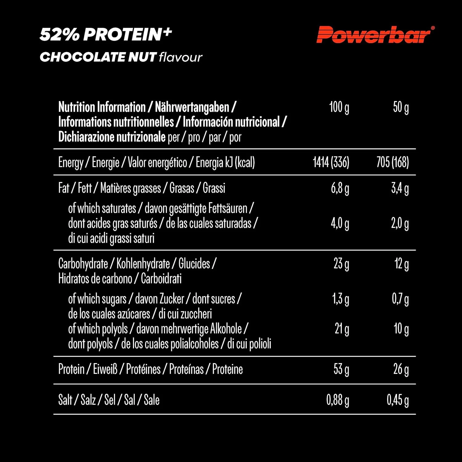 52% Protein Plus Bar (20x50g) - Image 7