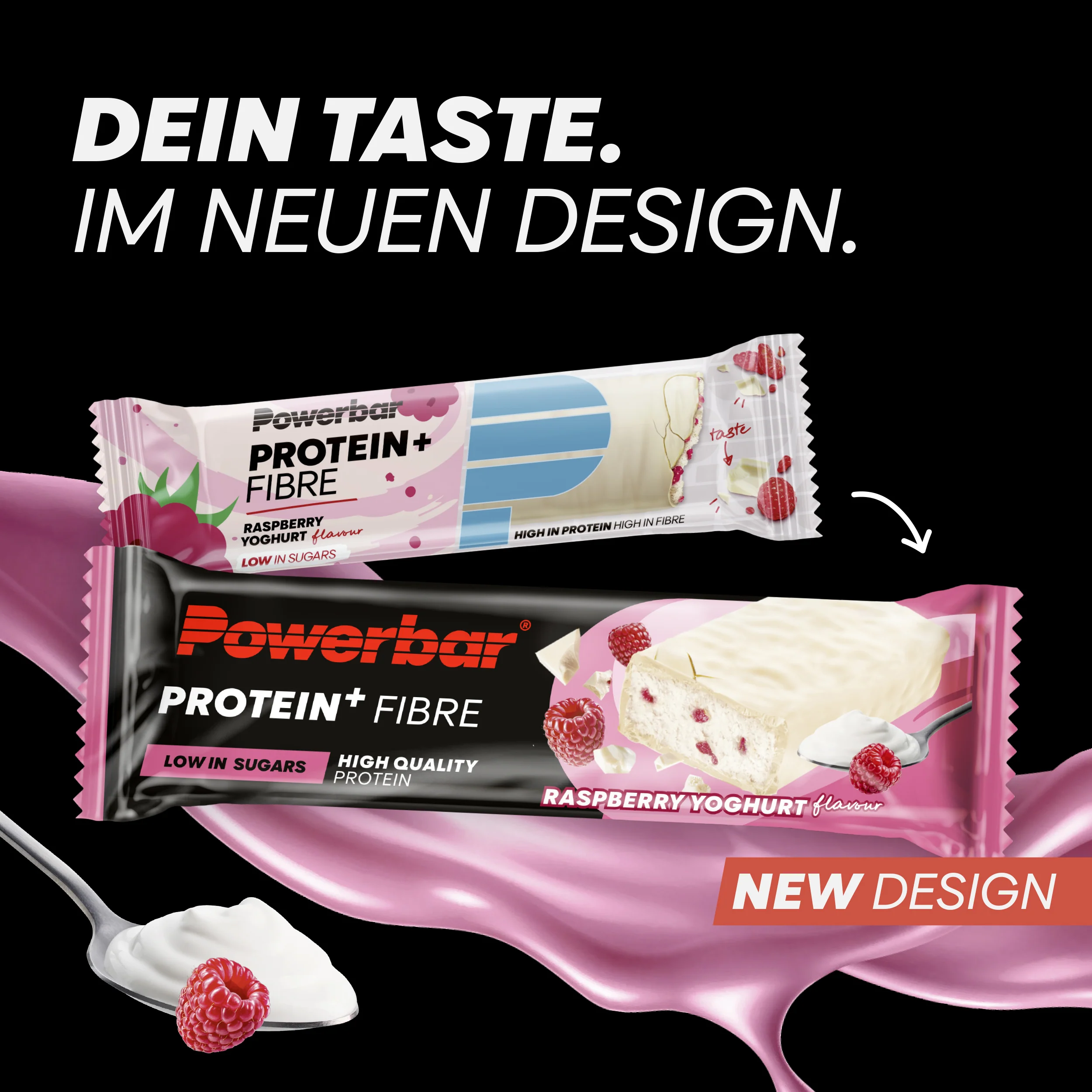Protein Plus Fibre Bar Raspberry Yoghurt (16x35g) - Image 3