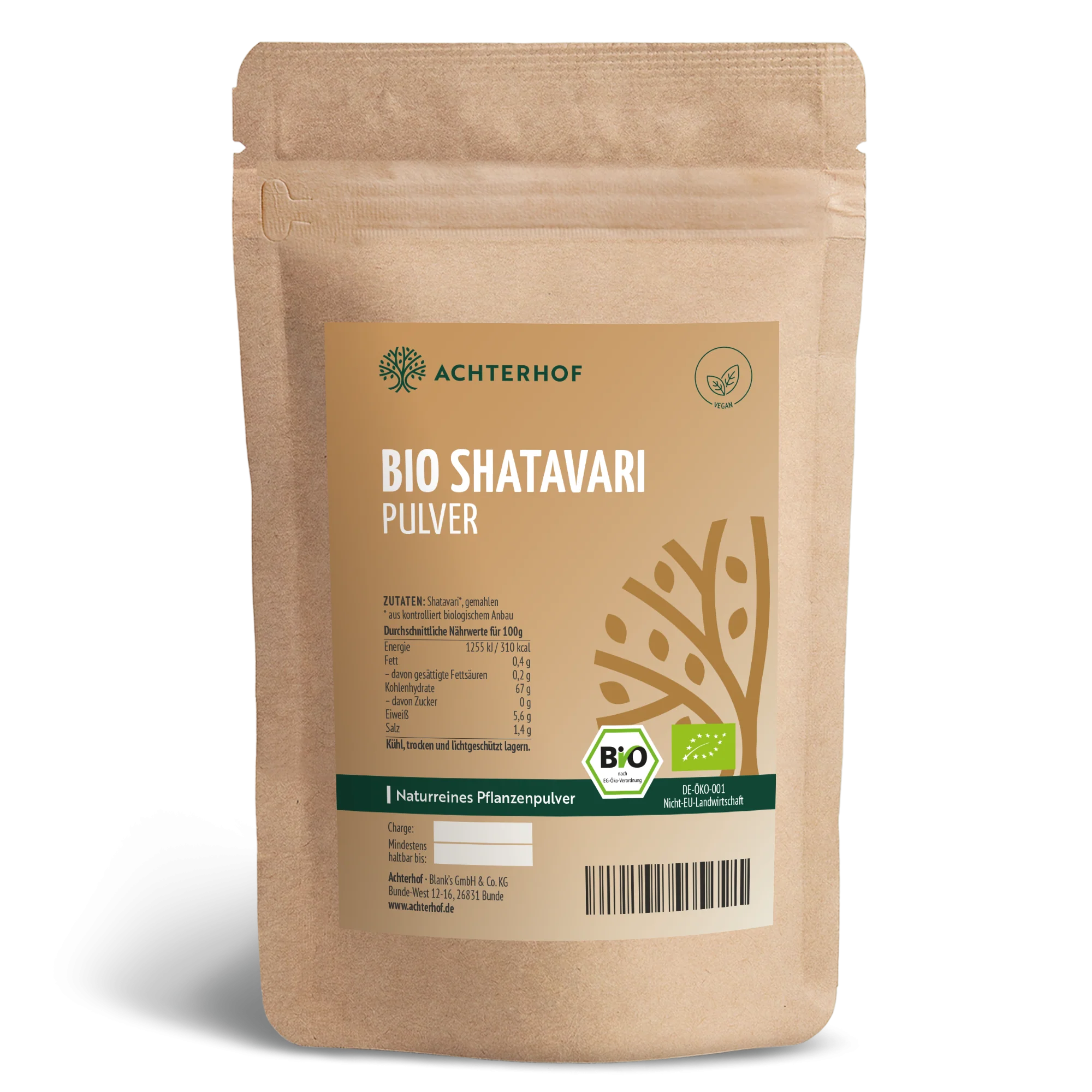 Bio Shatavari Pulver (500g)