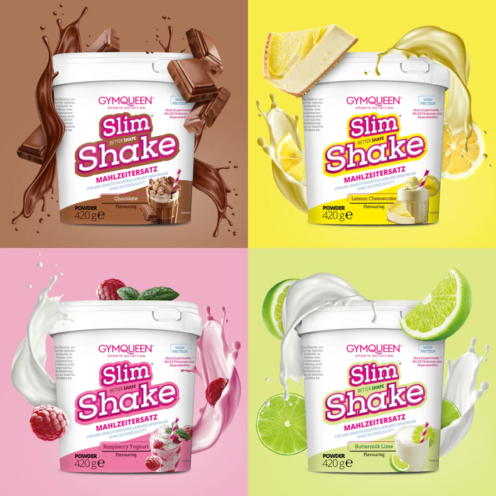2 x Slim Shake (elk 420 g)