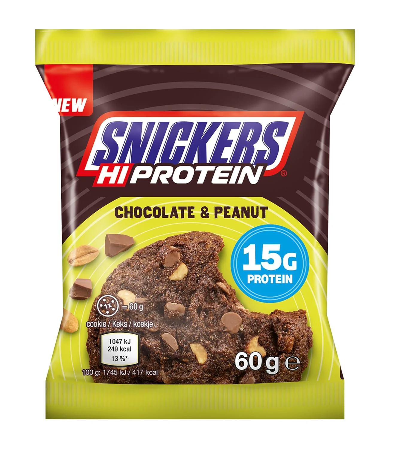 Snickers Hi-Protein Cookie (12x60g) - Image 3