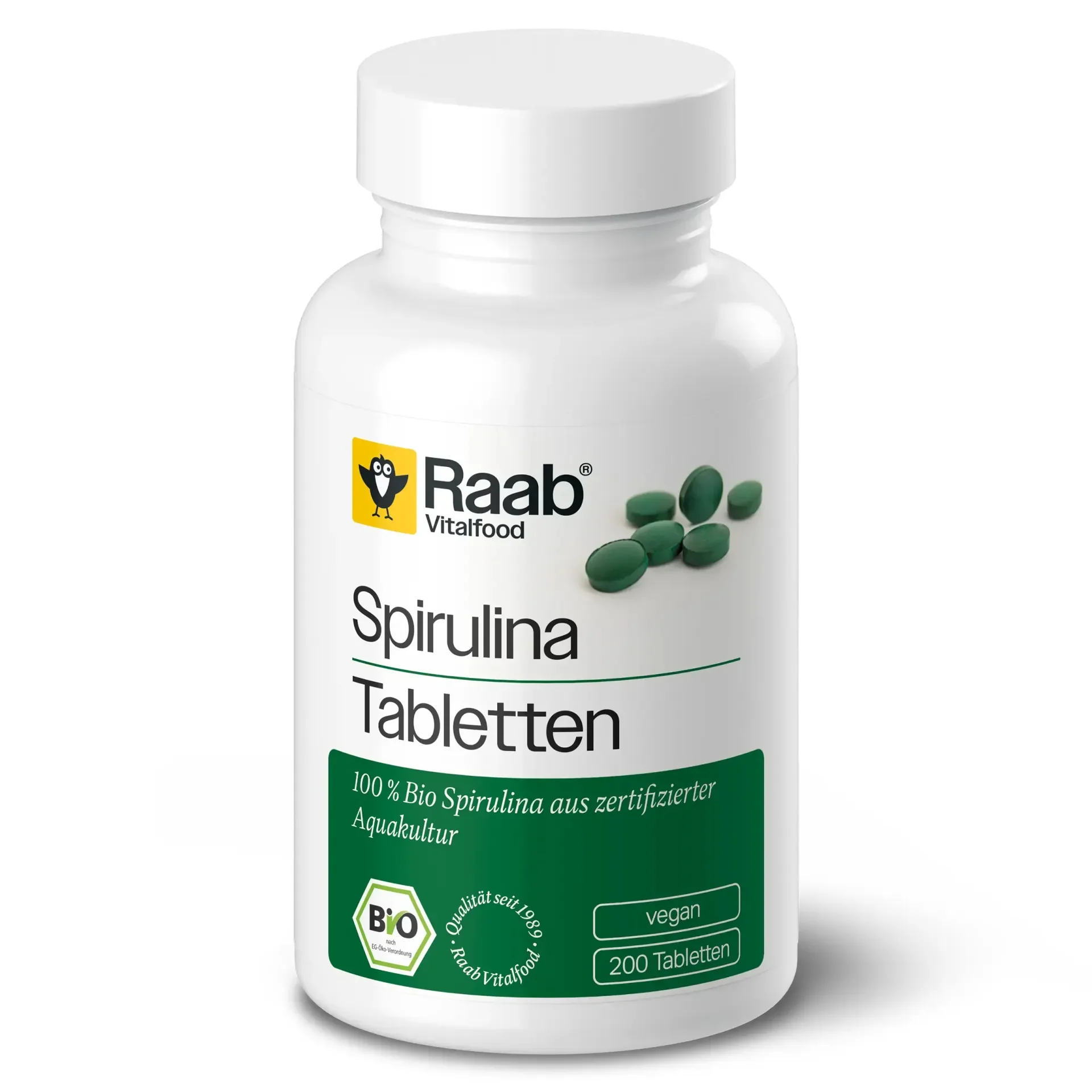 Bio Spirulina Tabs (200 tabletten)