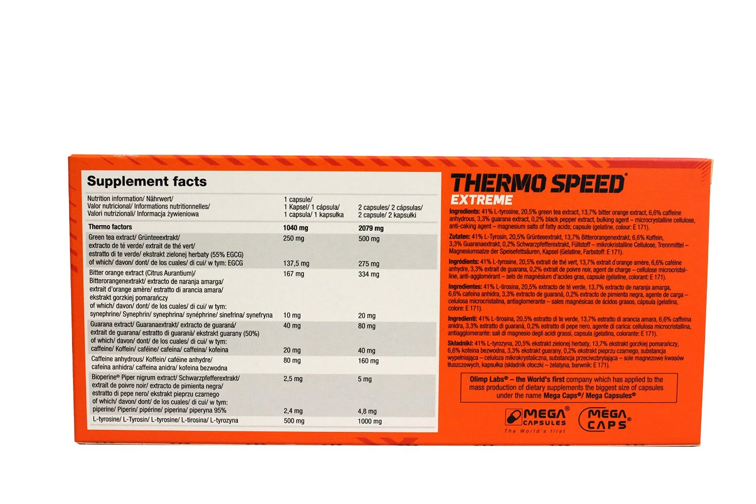 Thermo Speed Extreme Mega caps (120 caps) - Image 2