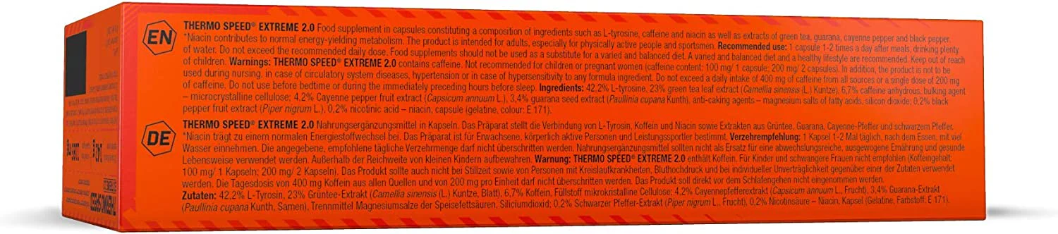 Thermo Speed® Extreme 2.0 (120 Caps) - Image 6