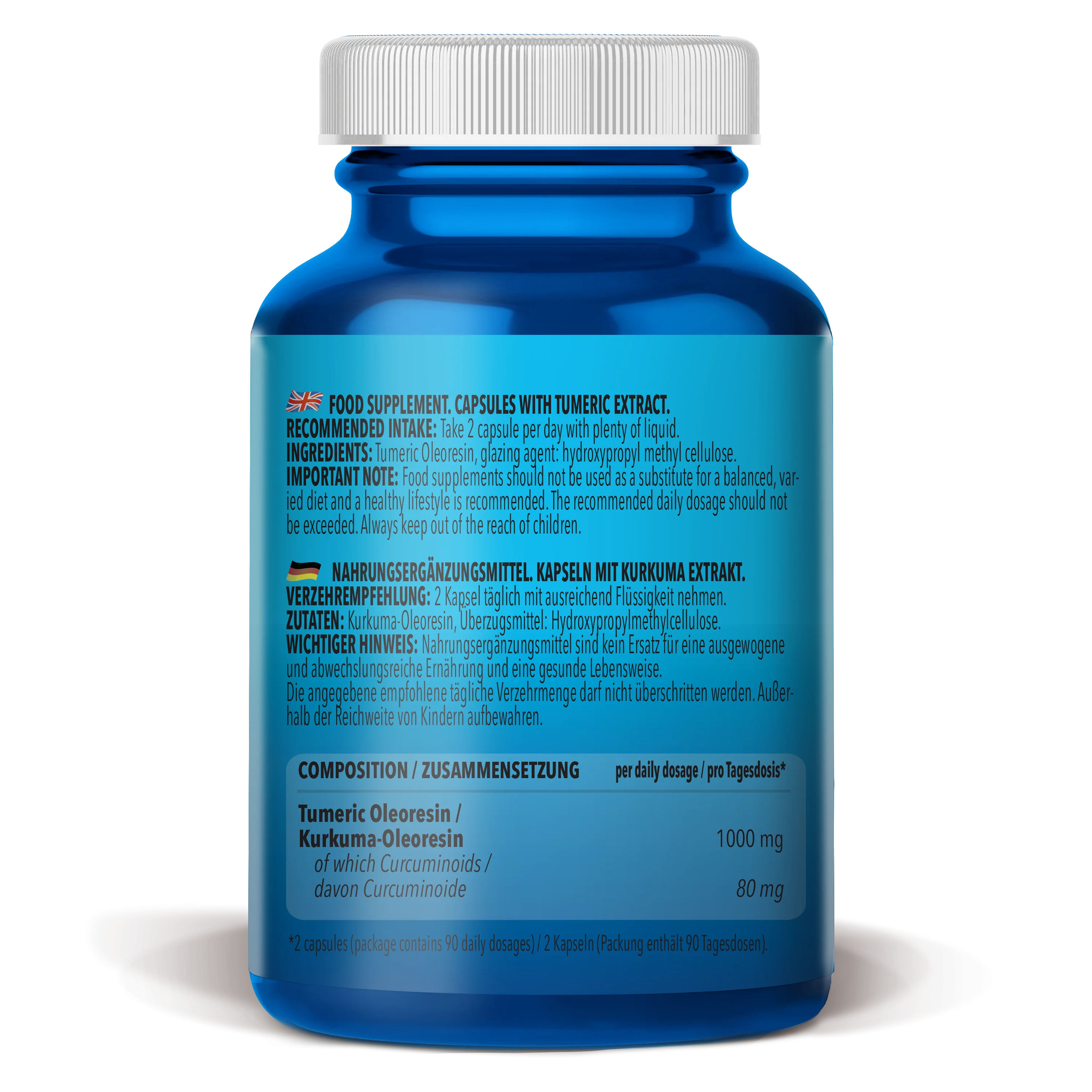 Turmeric Extract Liquid Capsules (180 capsules) - Image 2