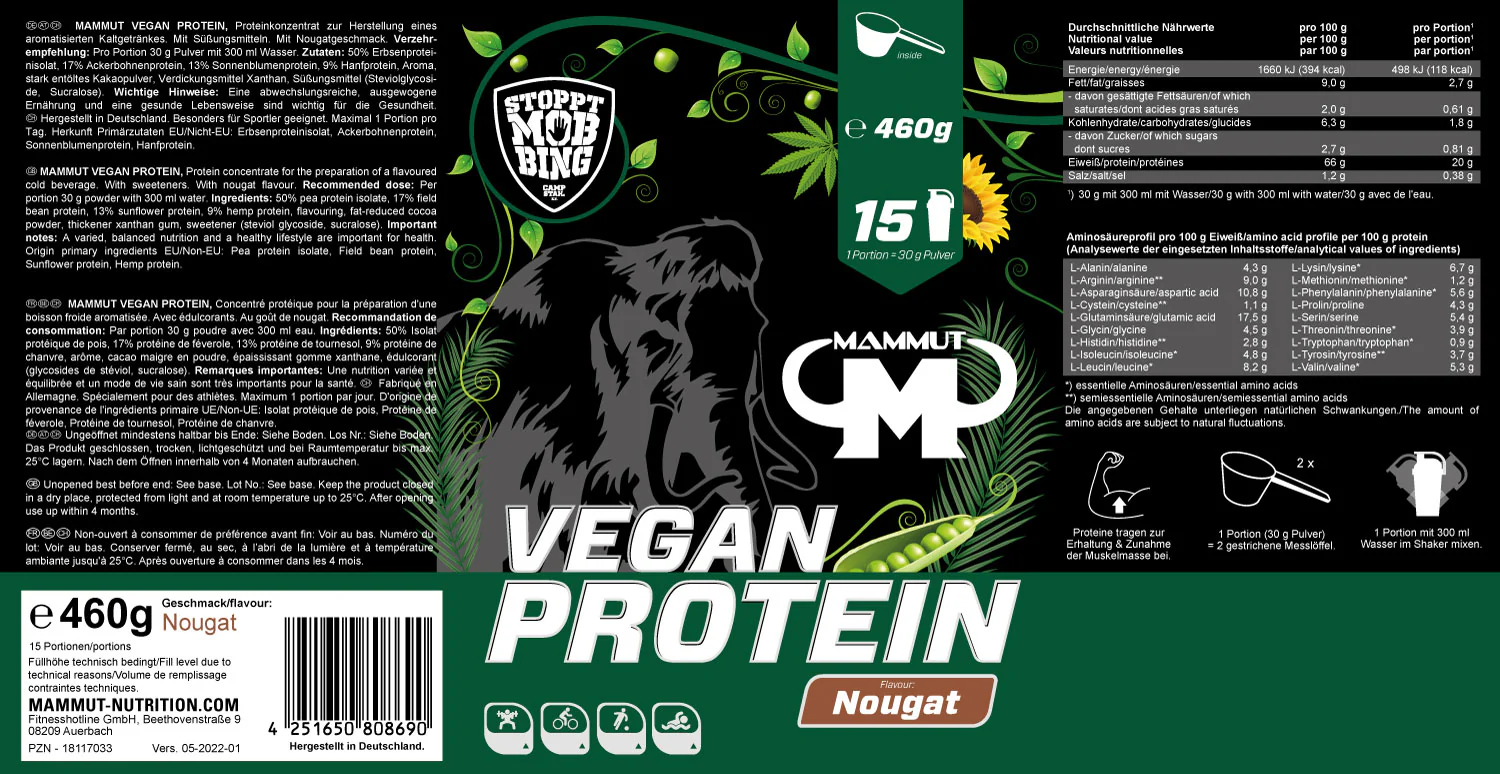 Vegan Protein (460g) - Image 3