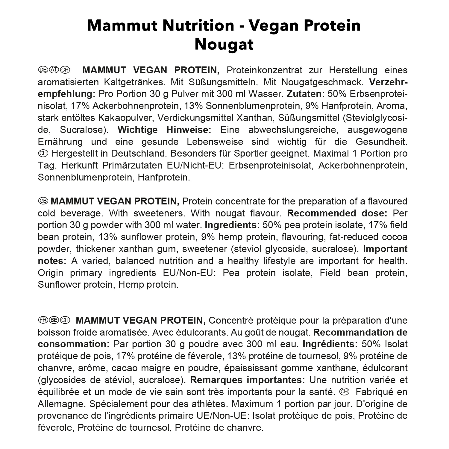 Vegan Protein (460g) - Image 4