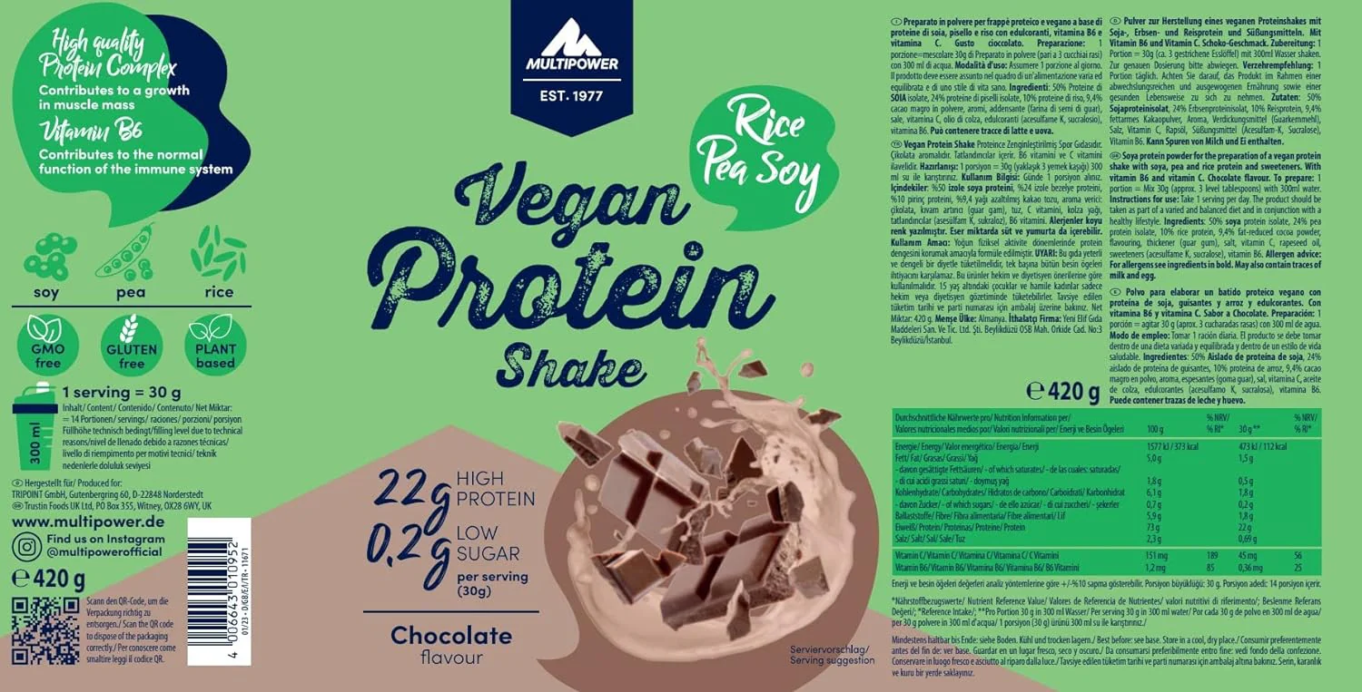Vegan Protein Shake (420g) - Image 5