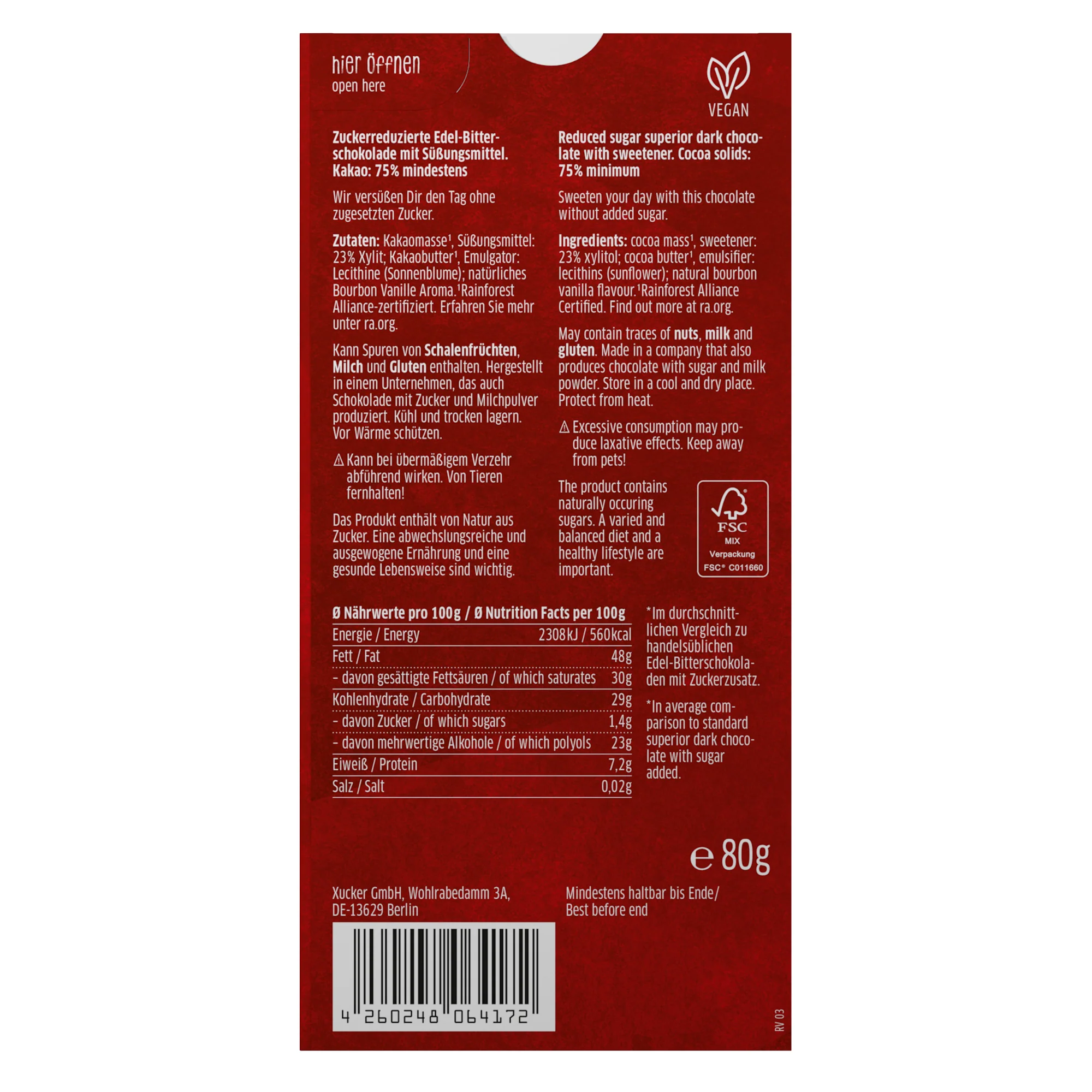 Pure Chocolade (100g) - Image 2