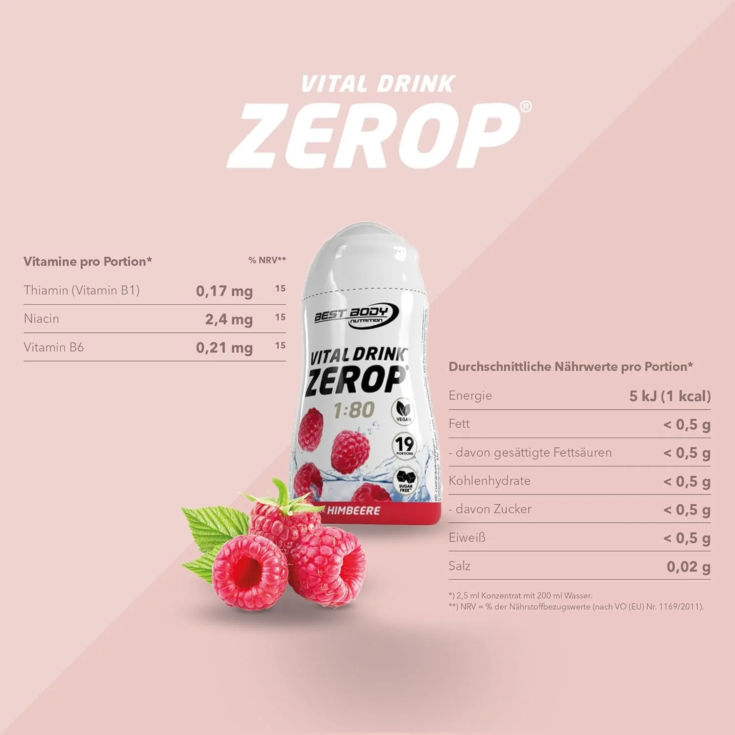 Vital Drink Zerop Mix Tray (6x48ml) - Image 3