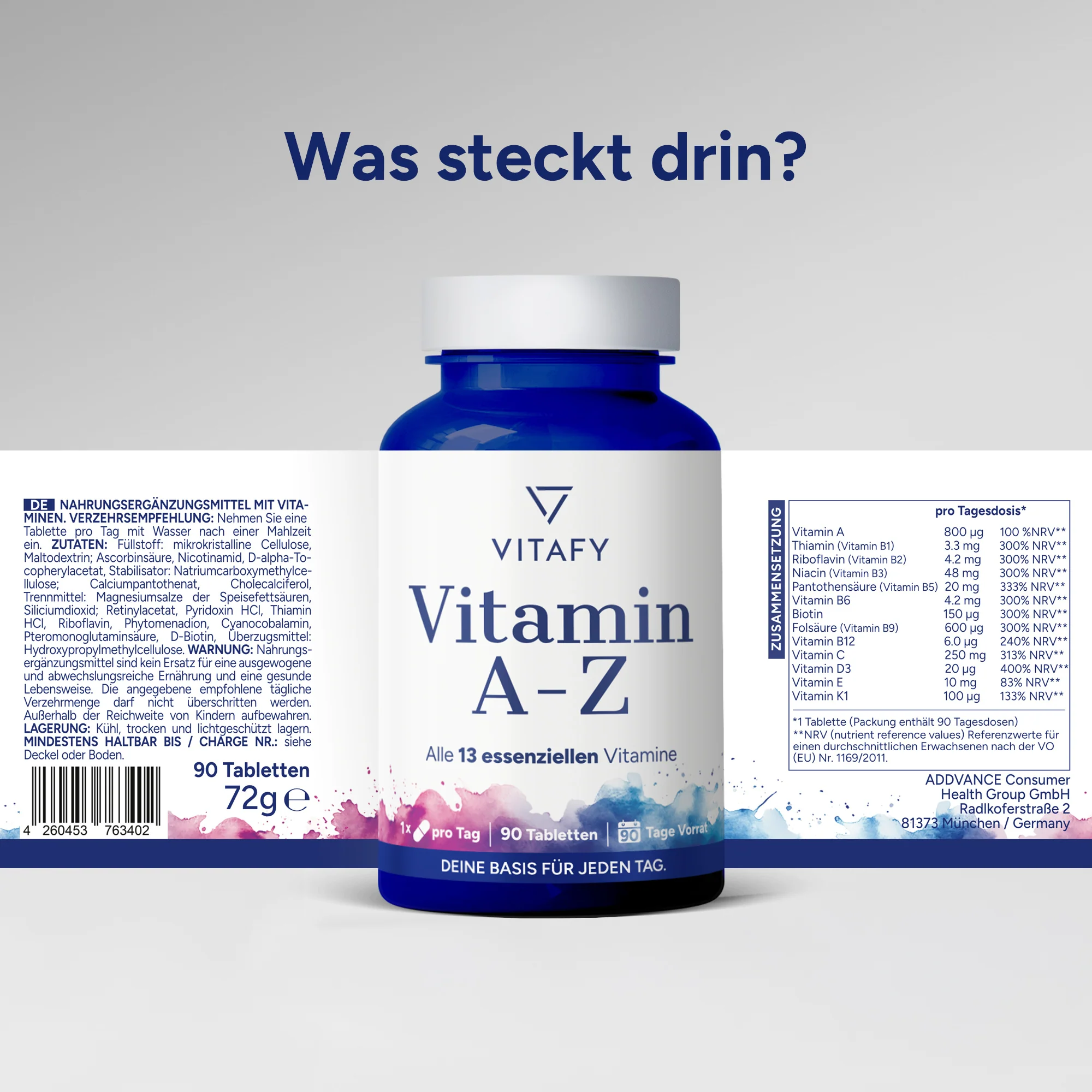 Vitamine A-Z (90 Tabletten) - Image 6