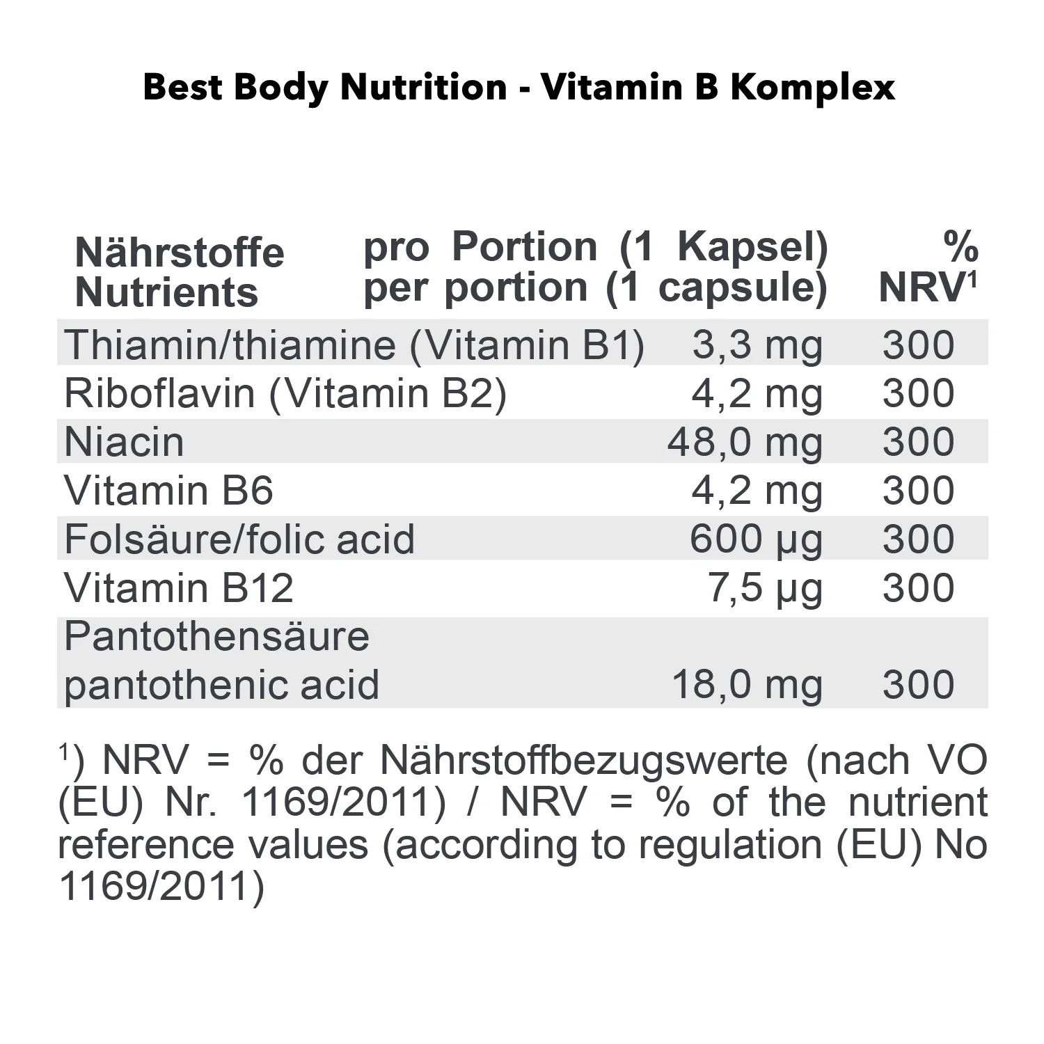 Vitamin B Complex (100 capsules) - Image 3