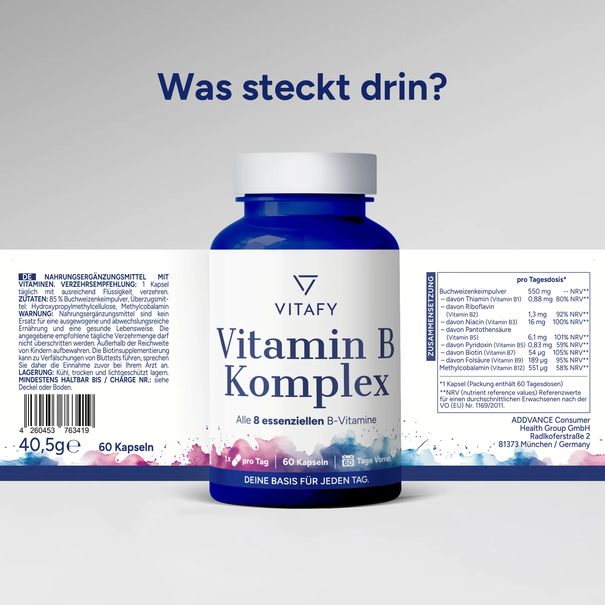 Vitamine B Complex (60 capsules) - Image 6