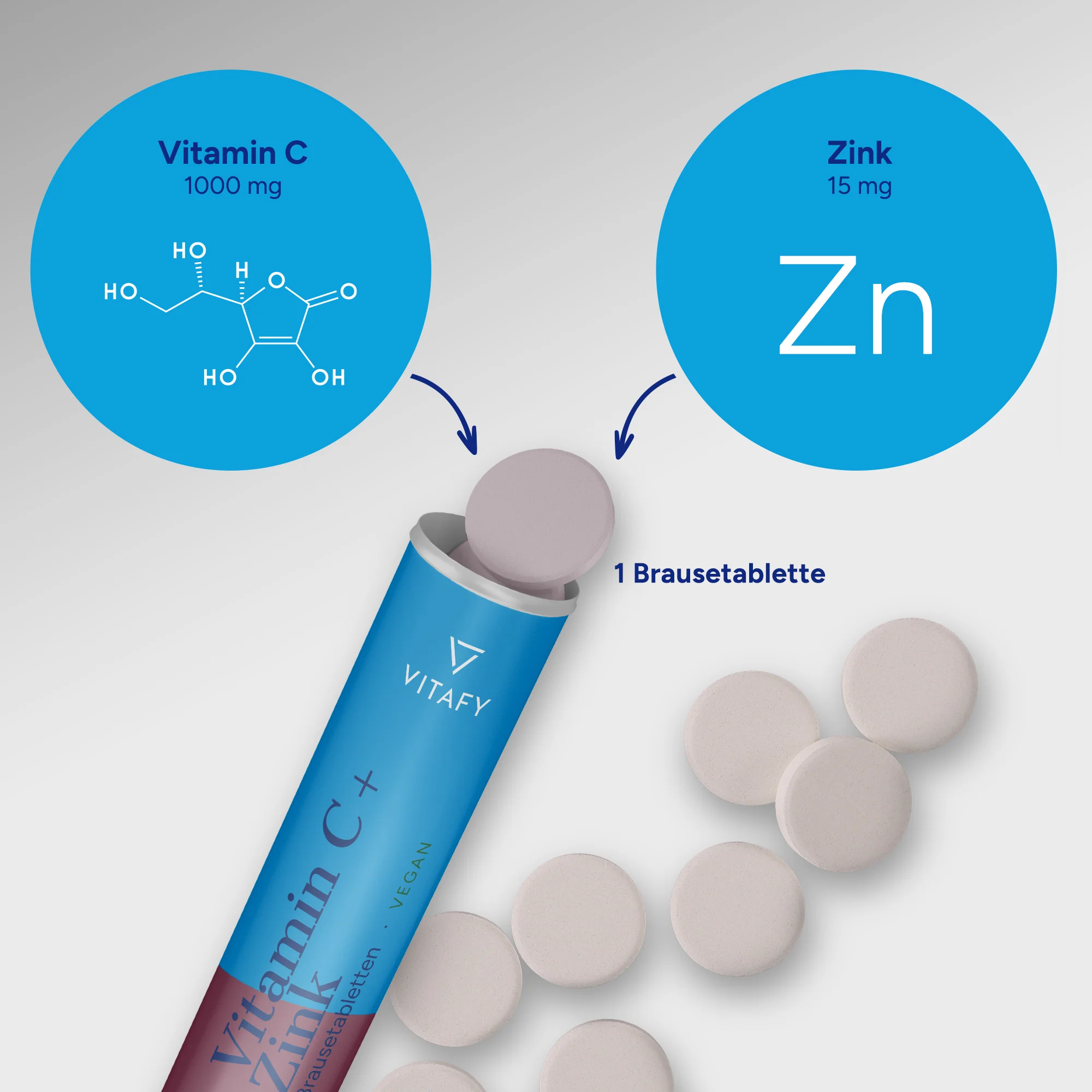 Vitamine C + Zink - Cassis (20 bruistabletten) - Image 3