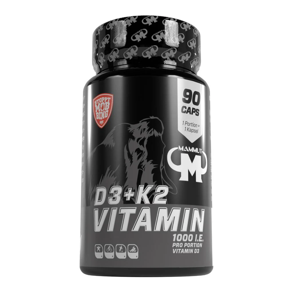 Vitamin D3 + K2 (90 caps)