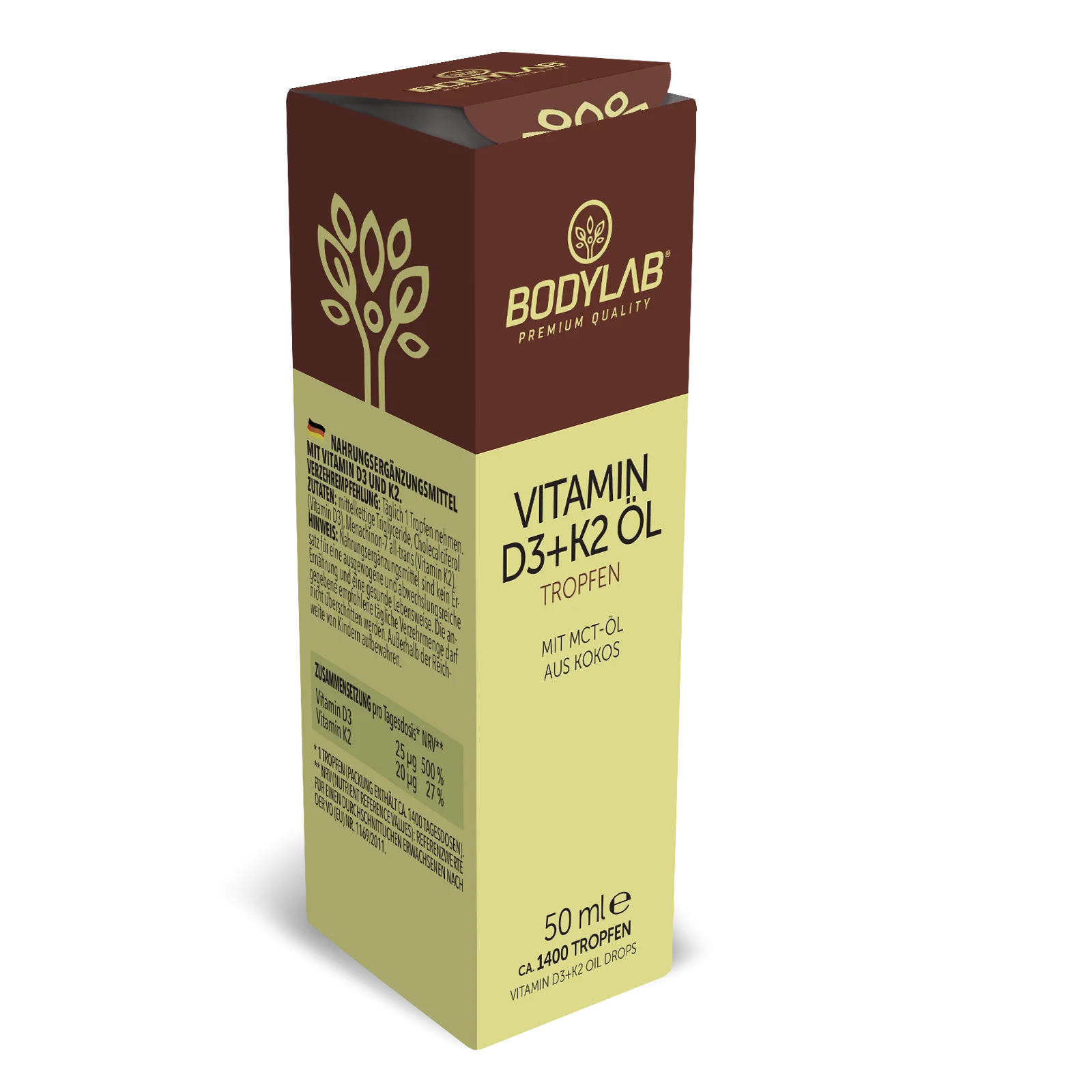 Vitamine D3 + K2 oliedruppels (50 ml) - Image 3