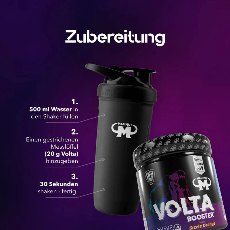 Volta Pre-Workout Booster Sizzle Orange (400g) - Image 6