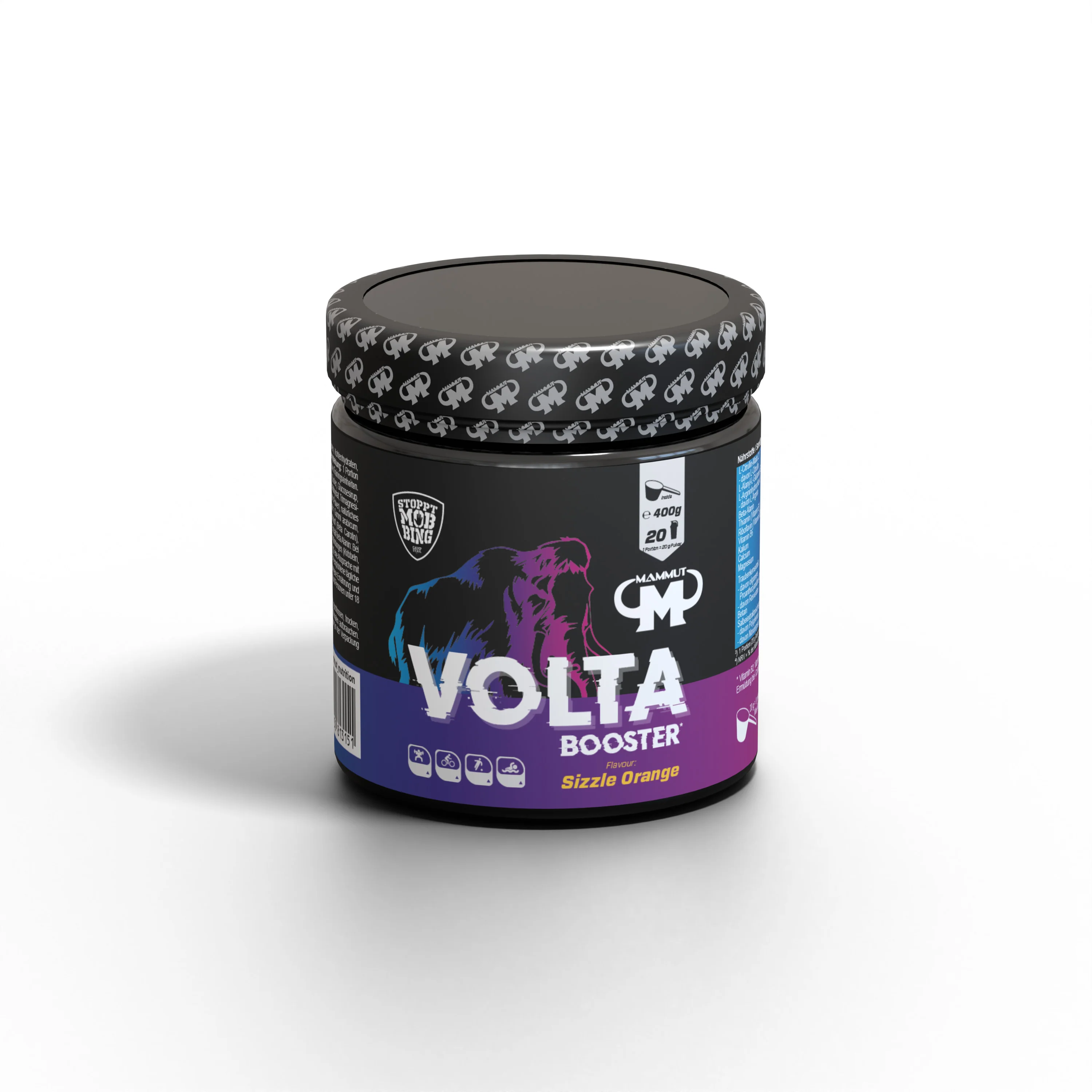 Volta Pre-Workout Booster Sizzle Orange (400g) - Image 7