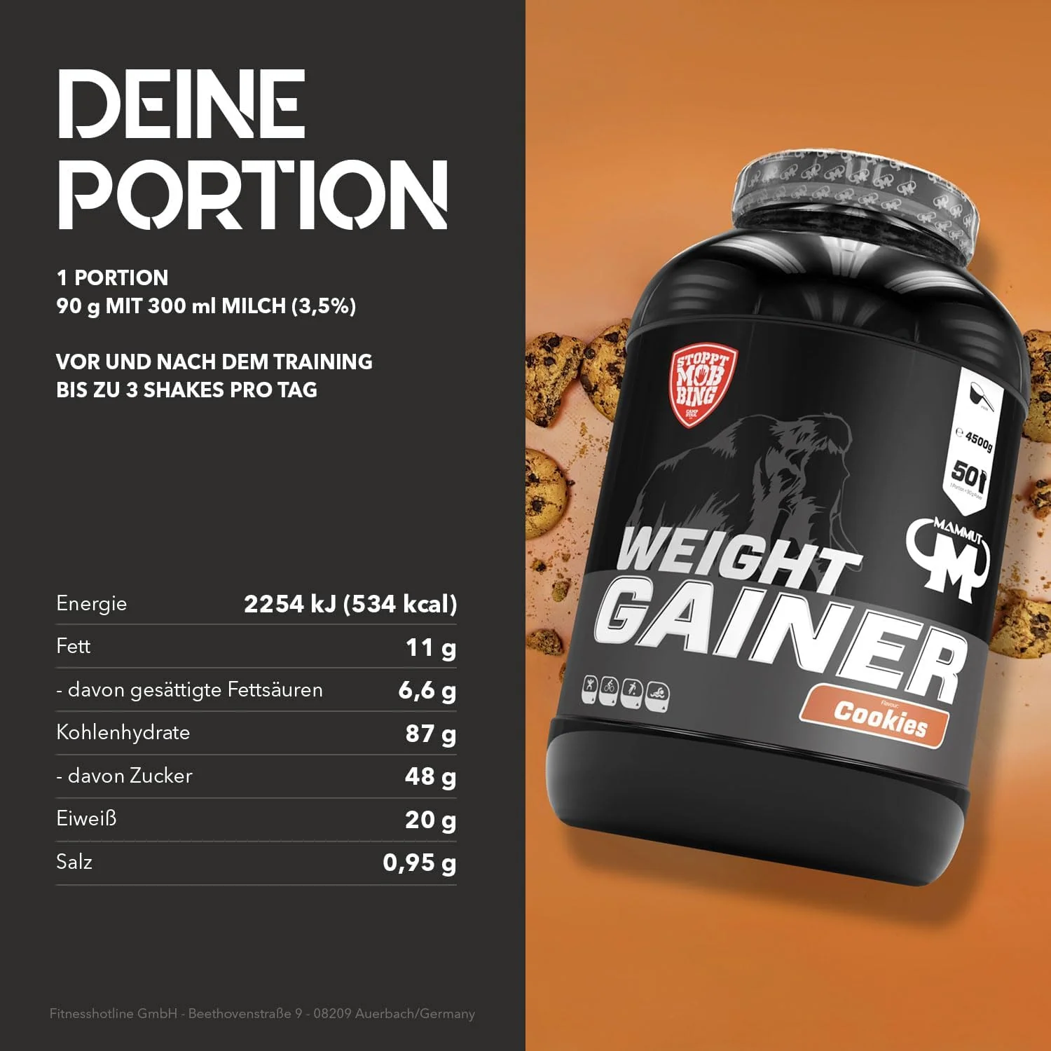 Weight Gainer Crash 5000 (4500g) - Image 12