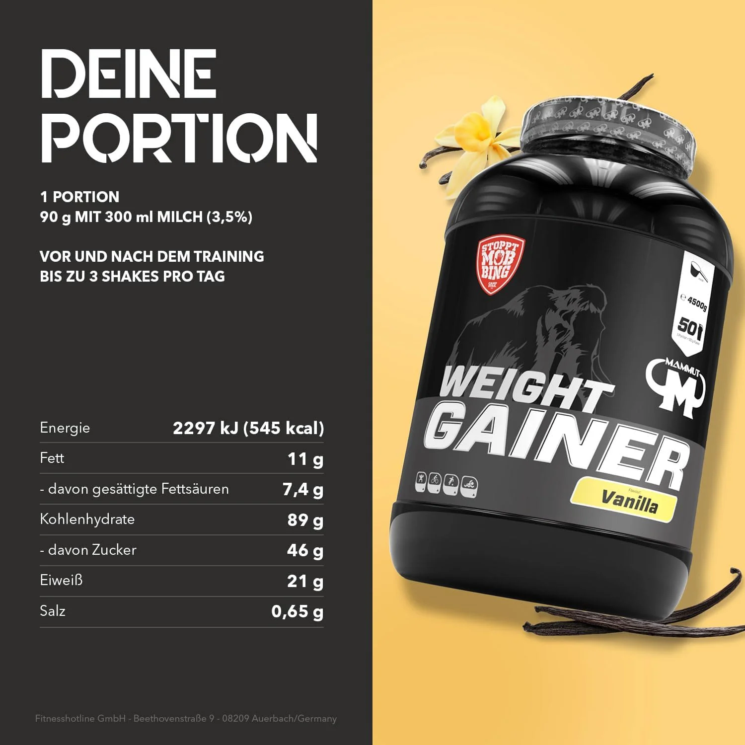 Weight Gainer Crash 5000 (4500g) - Image 14
