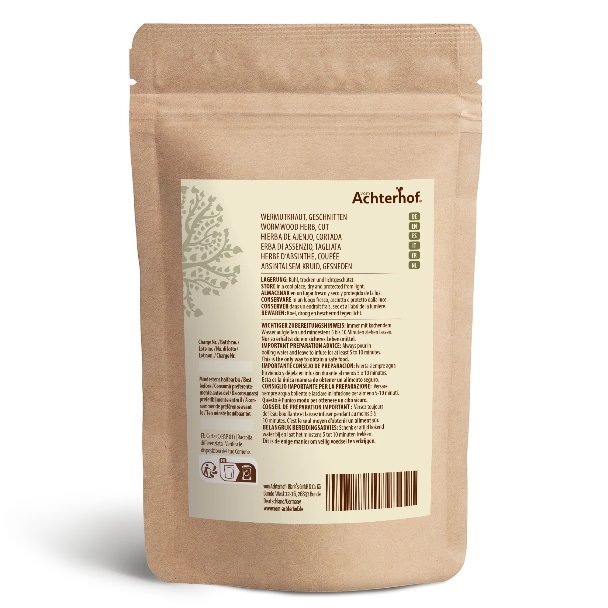 Wermutkraut geschnitten (500g) - Image 2