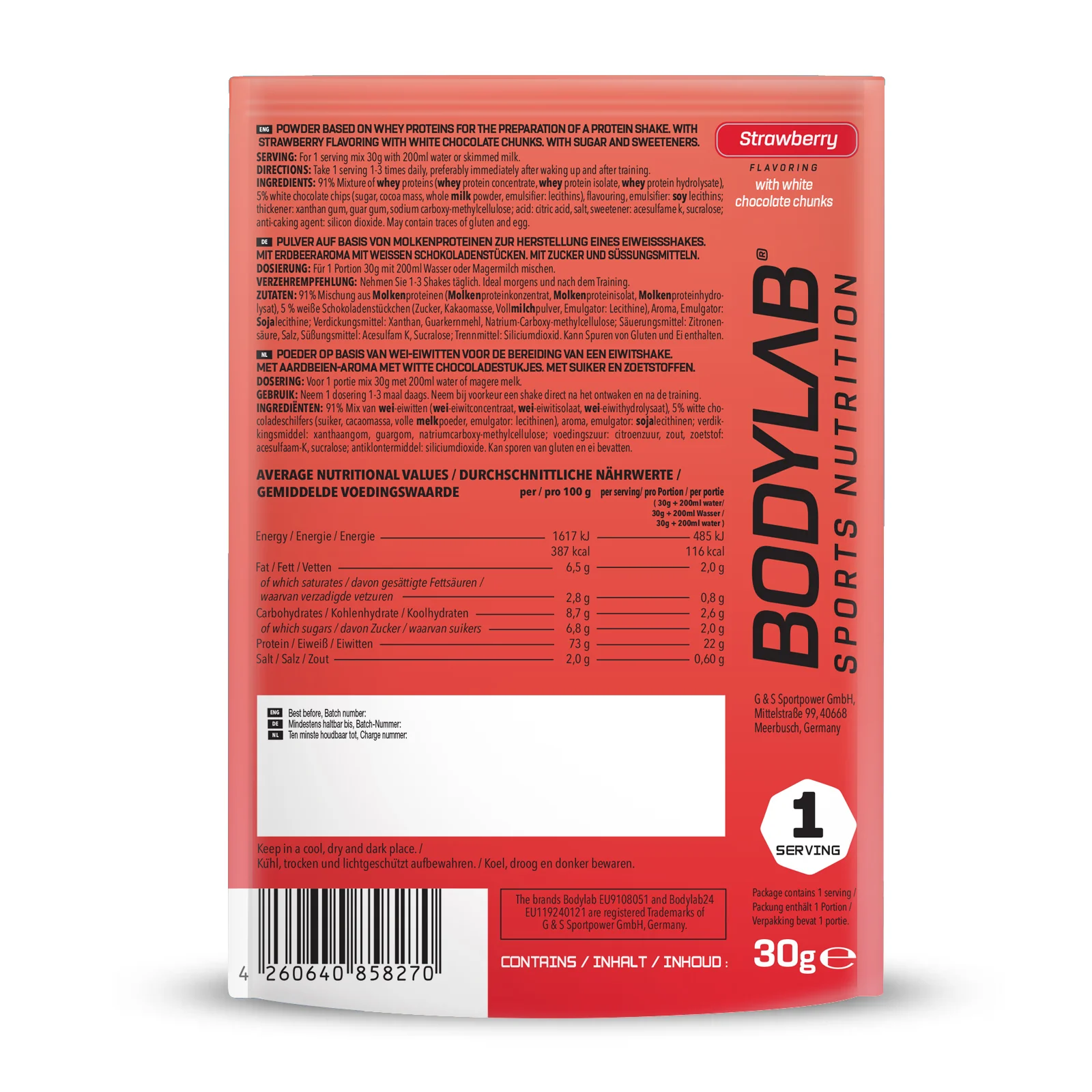 Whey Protein Proefpakket (8 Sachets elk 30g) - Image 10