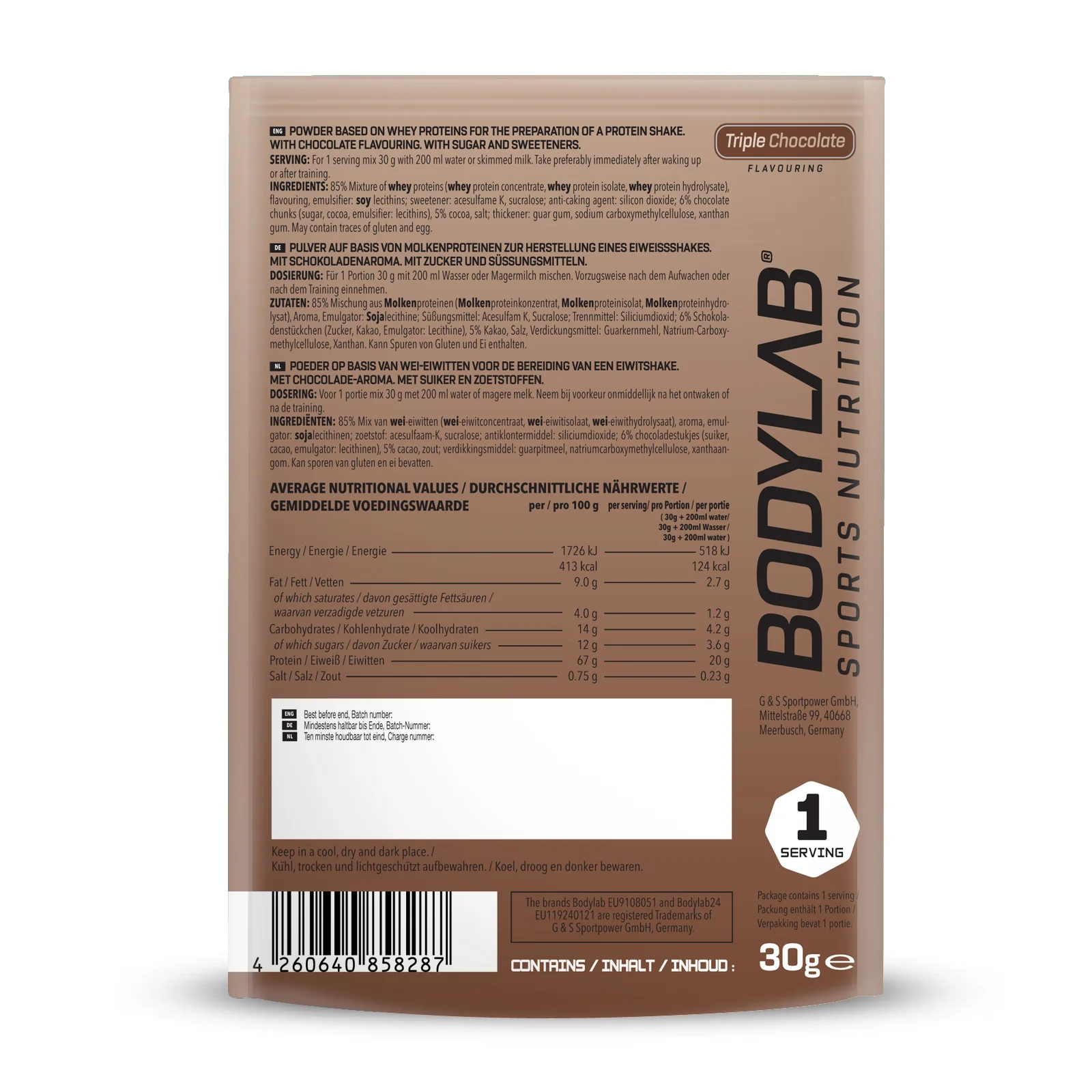 Whey Protein Proefpakket (8 Sachets elk 30g) - Image 35