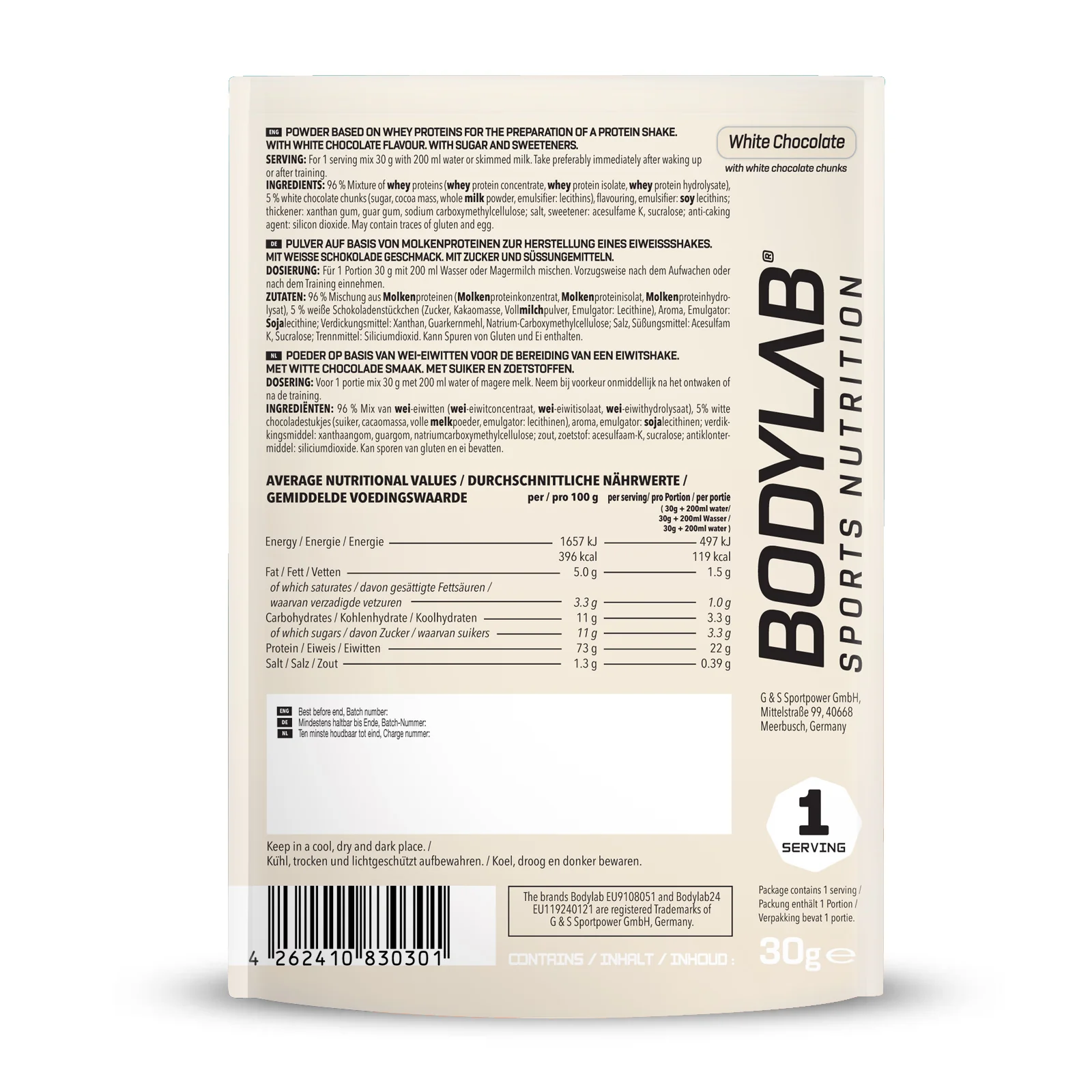 Whey Protein Proefpakket (8 Sachets elk 30g) - Image 37