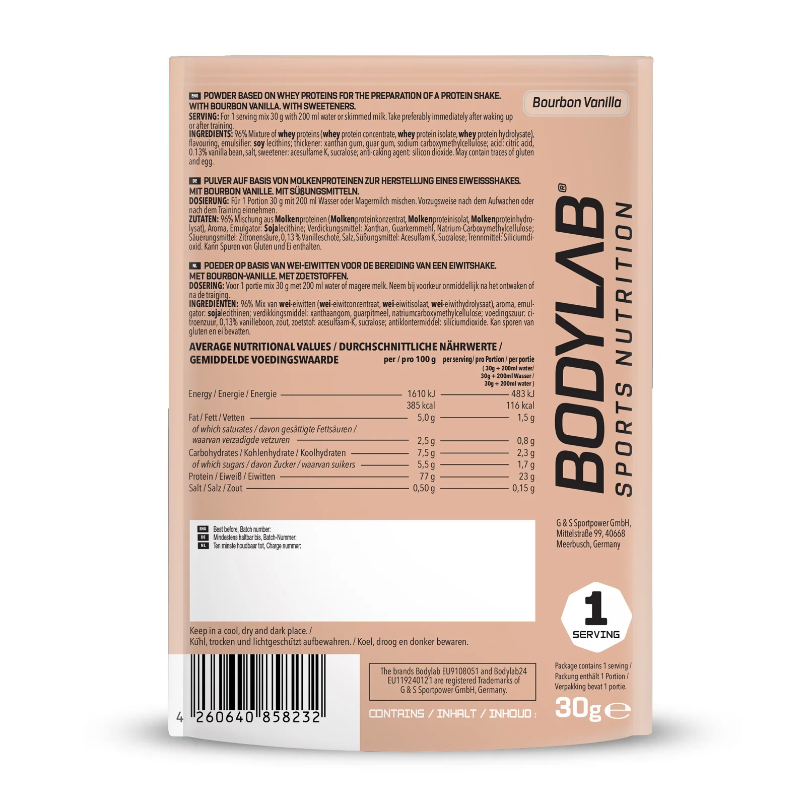 Whey Protein Proefpakket (8 Sachets elk 30g) - Image 4