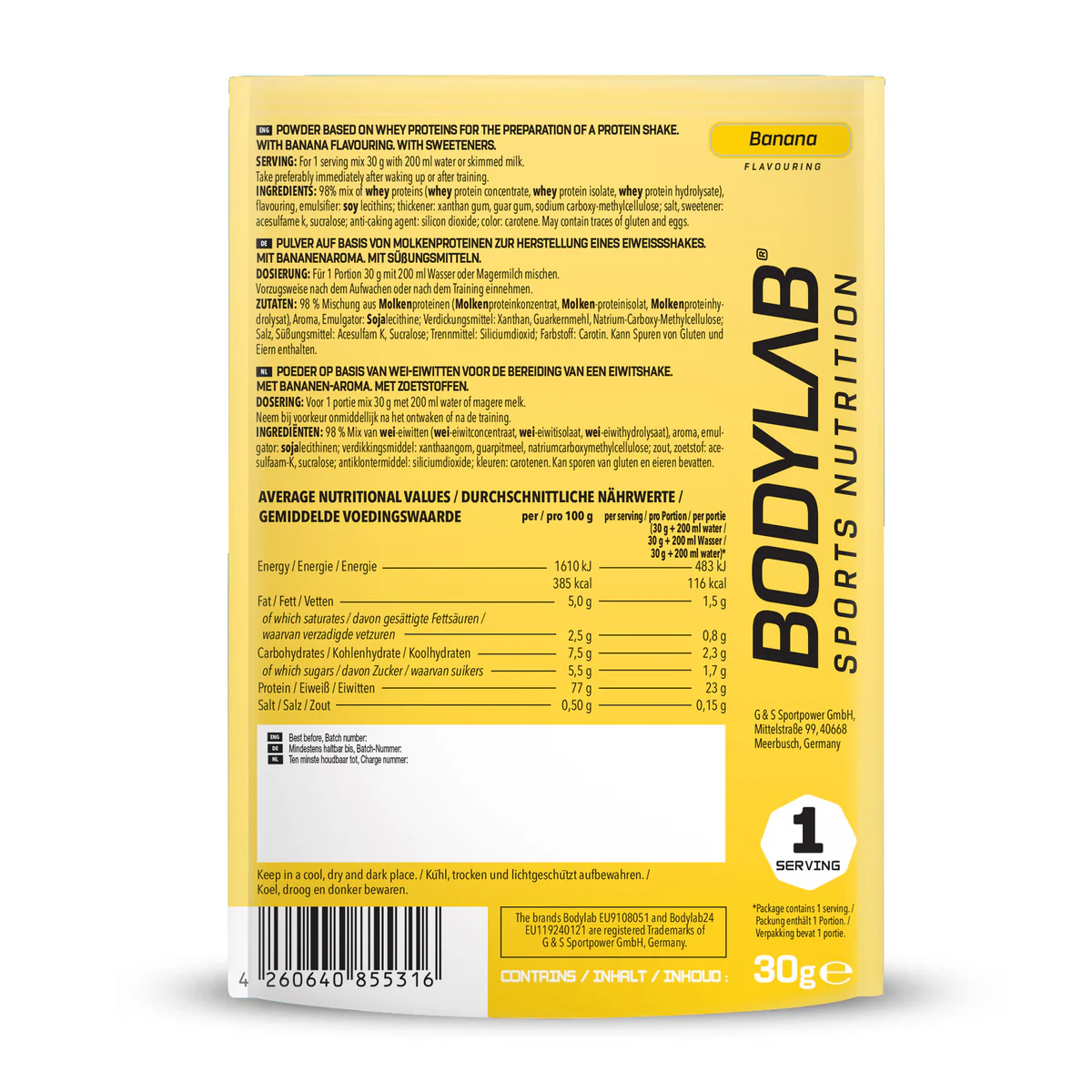 Whey Protein Proefpakket (8 Sachets elk 30g) - Image 49
