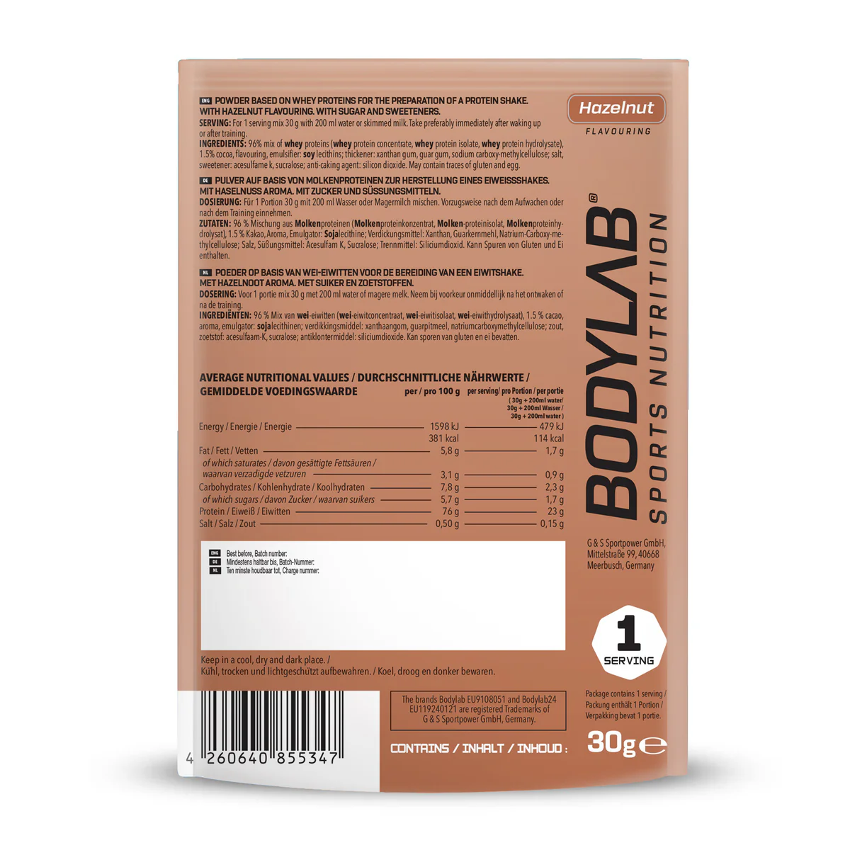 Whey Protein Proefpakket (8 Sachets elk 30g) - Image 53