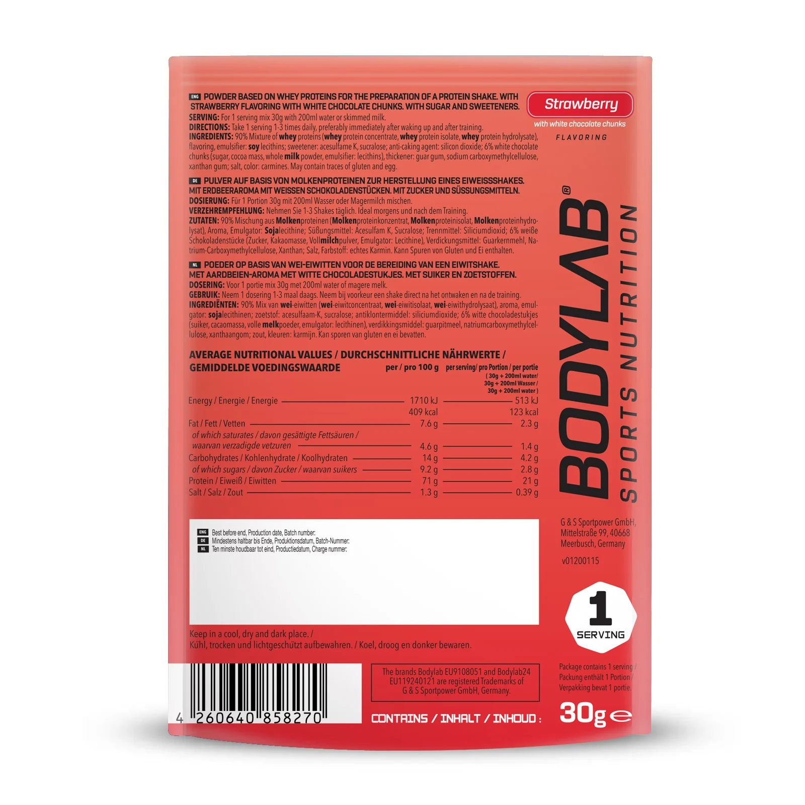 Whey Protein Proefpakket (8 Sachets elk 30g) - Image 54