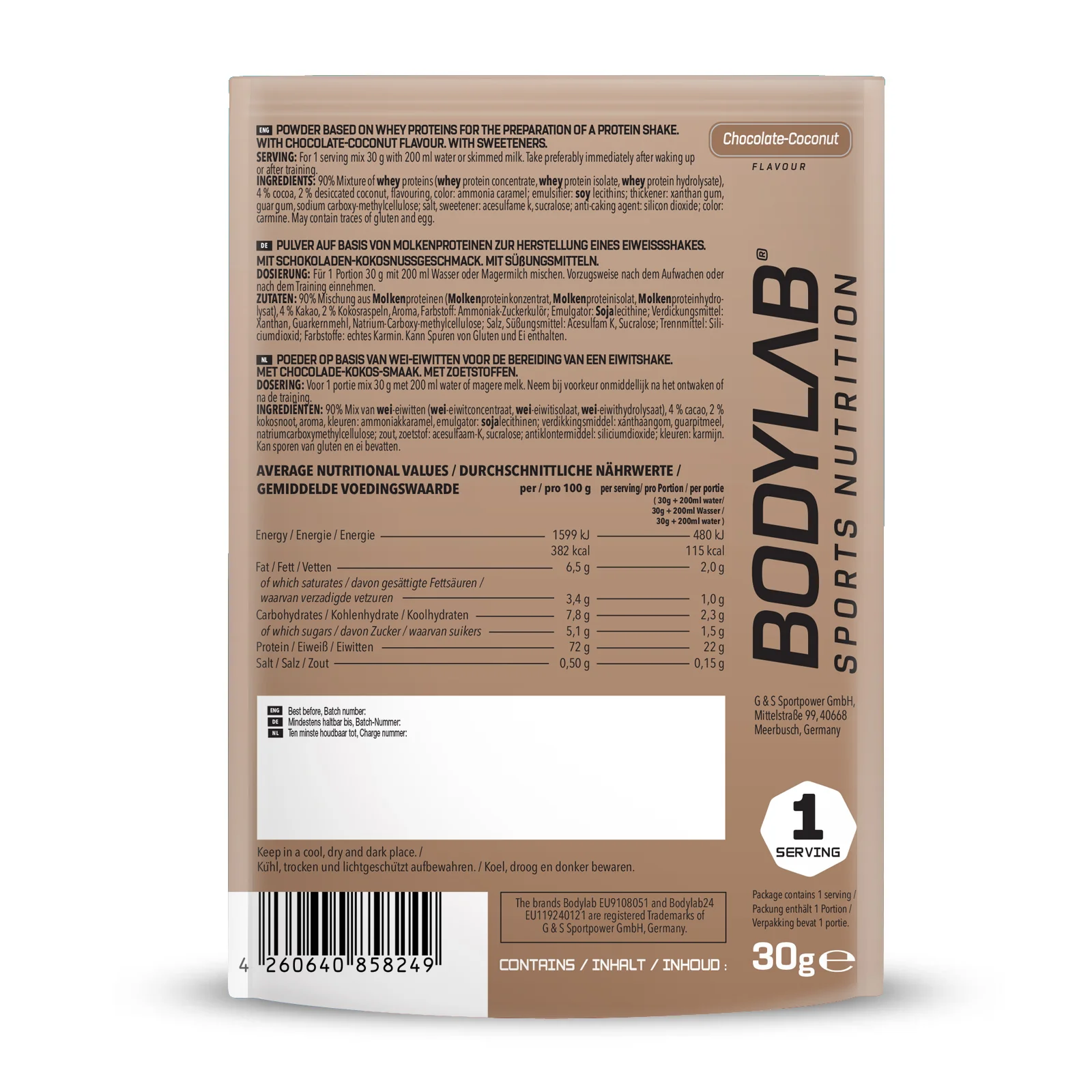 Whey Protein Proefpakket (8 Sachets elk 30g) - Image 6