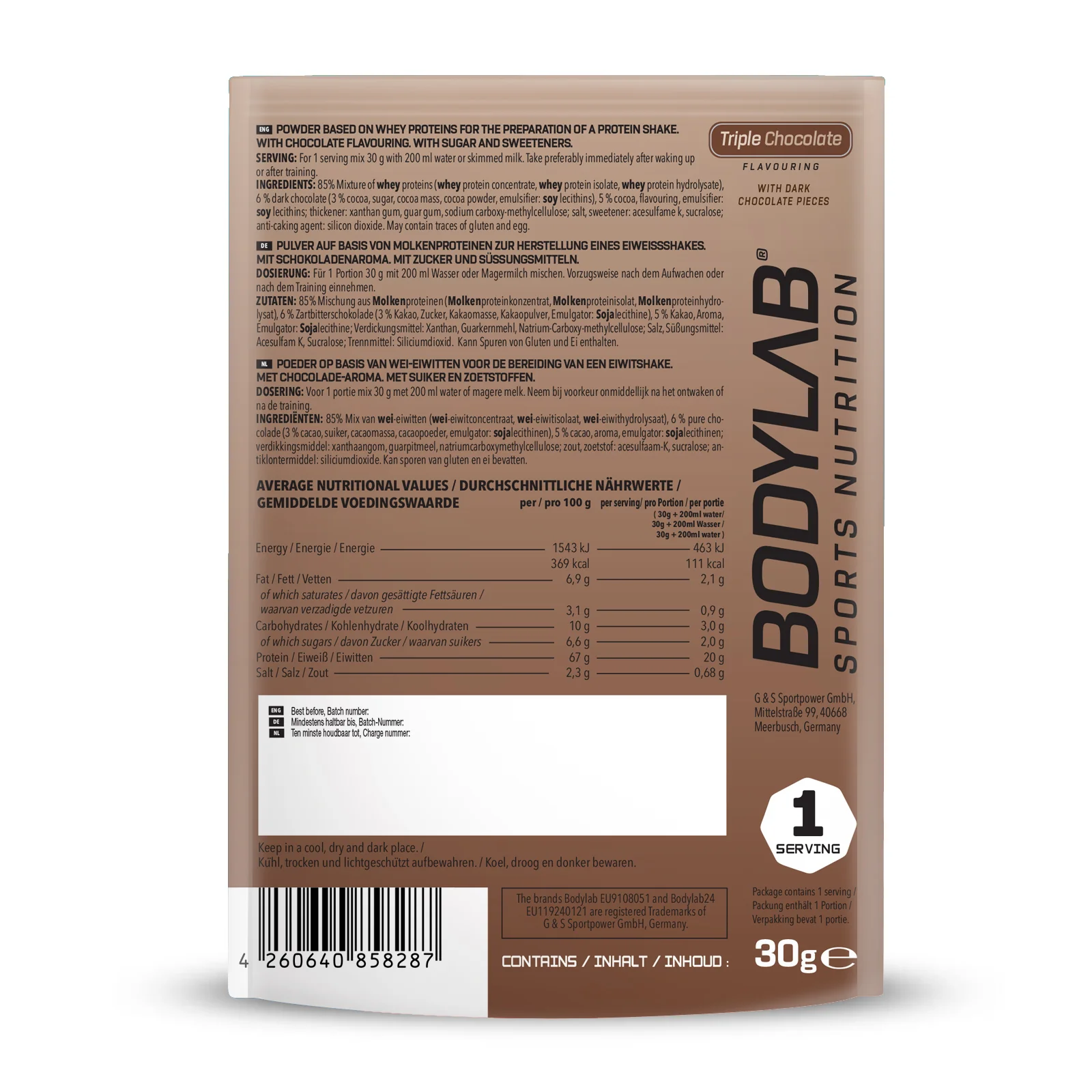 Whey Protein Proefpakket (8 Sachets elk 30g) - Image 8