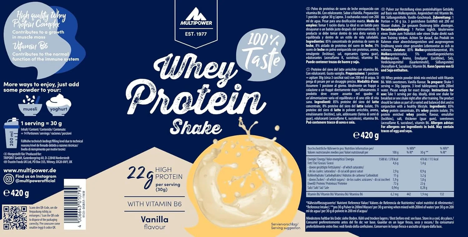 Whey Protein Shake (420g) - Image 2
