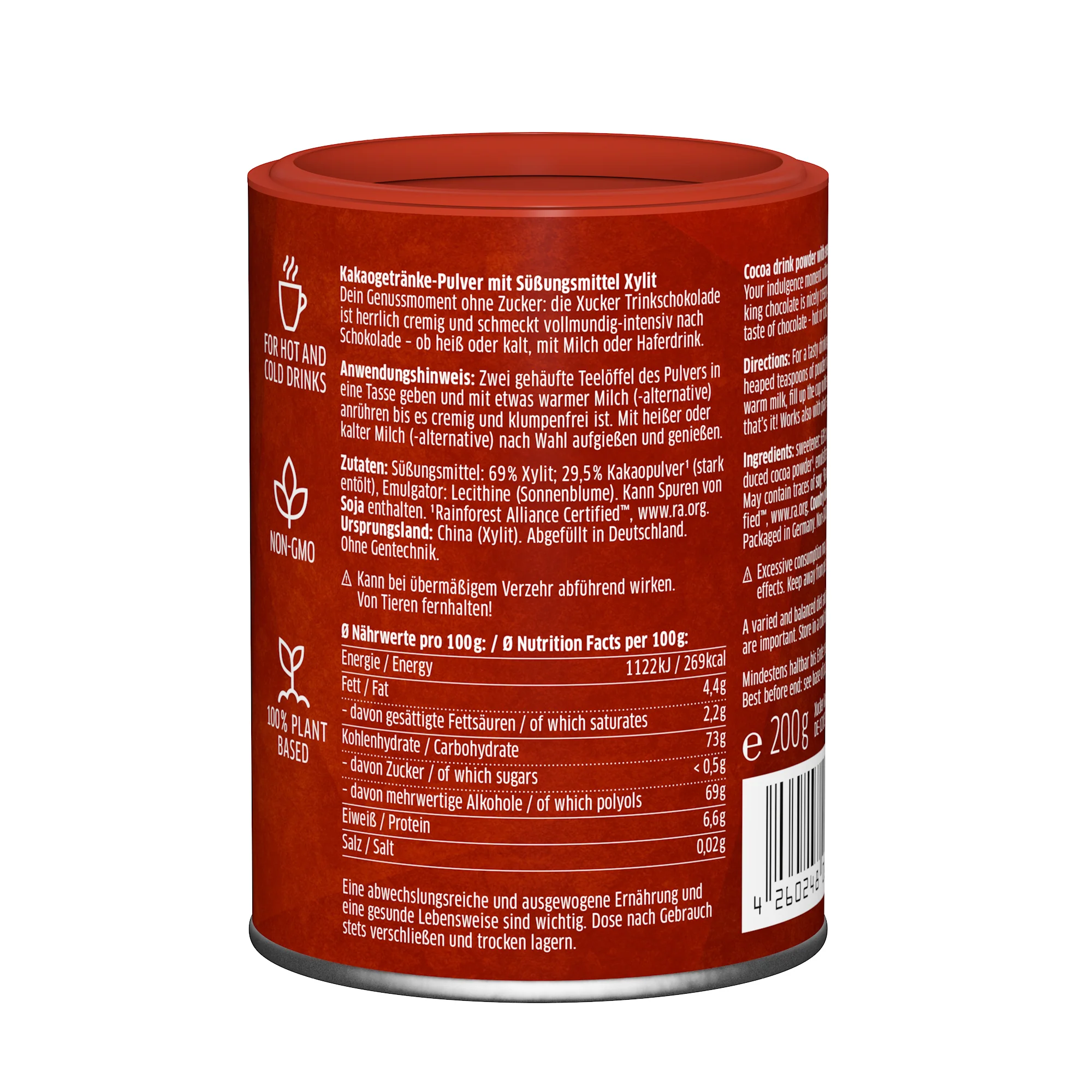 Xucker Hot Chocolate Drink-Chocolate (200g) - Image 3